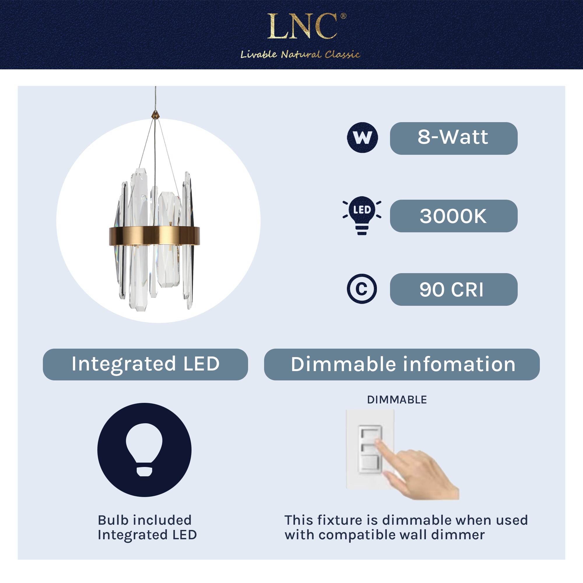 LNC FINJZ2LWS15036A8 Pendant-Lights - View #5