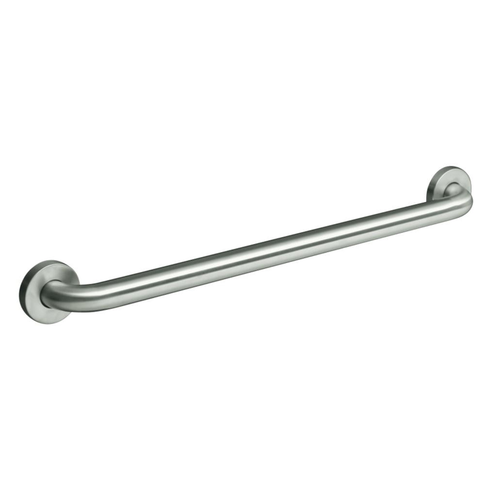 KOHLER 14562-BS Contemporary 24.0-in Brushed Stainless Wall mount ADA Compliant Grab Bar ( 300.0-lb Weight Capacity )