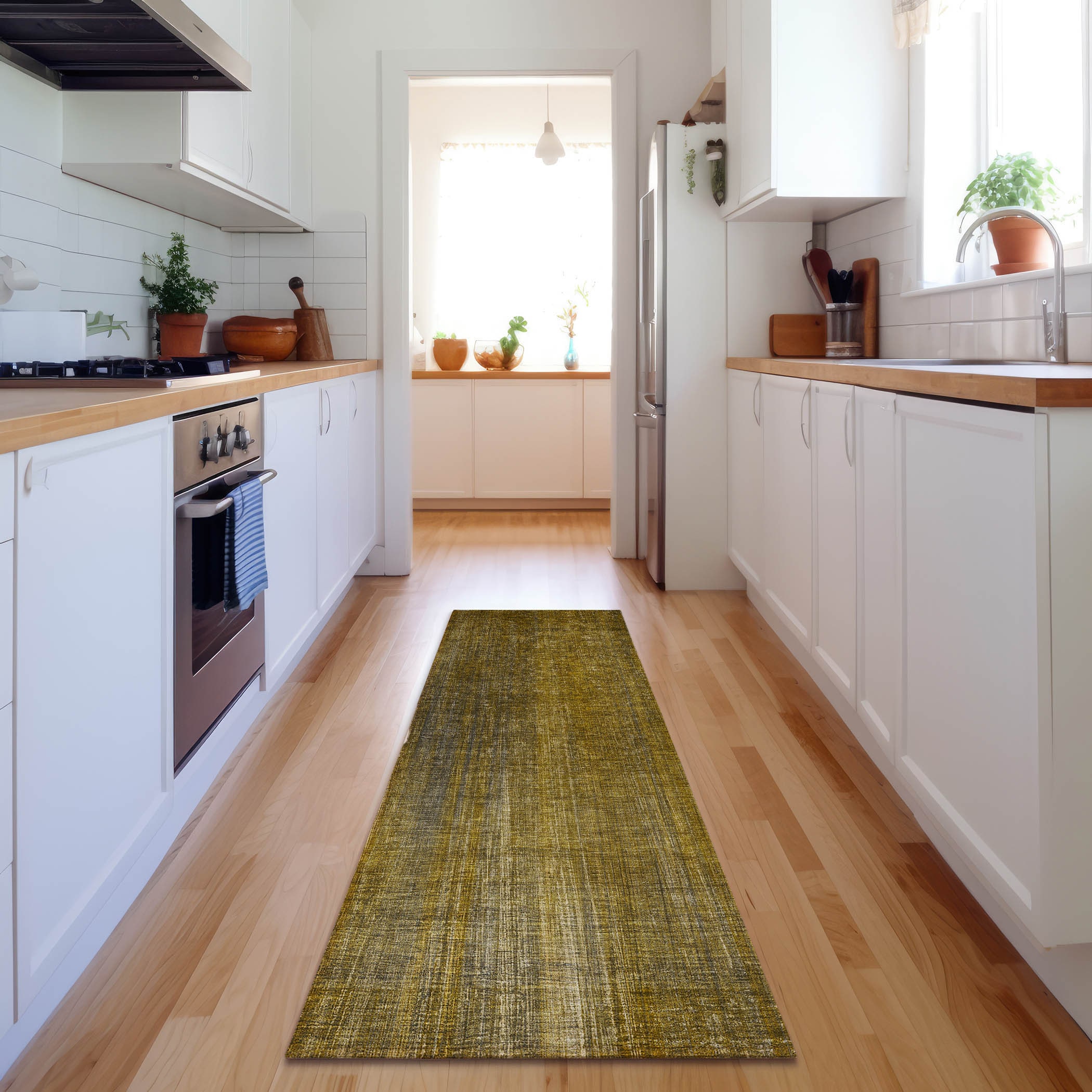 Addison Rugs AMF525PH8RO Mayfield AMF525PH 8 x 8 (ft) Loomed Polyester Peach Round Indoor Abstract Machine washable Area rug
