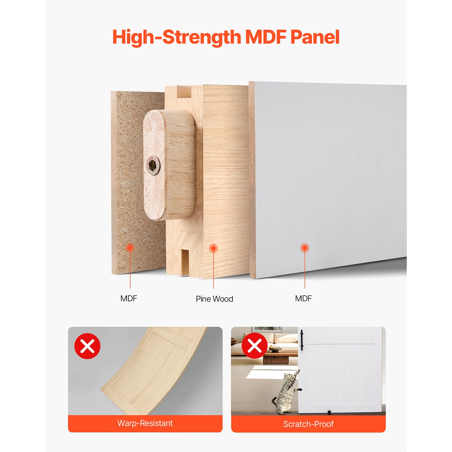 VEVOR SCGCMFHBHXTZ08169V0 Barn-Doors - View #3