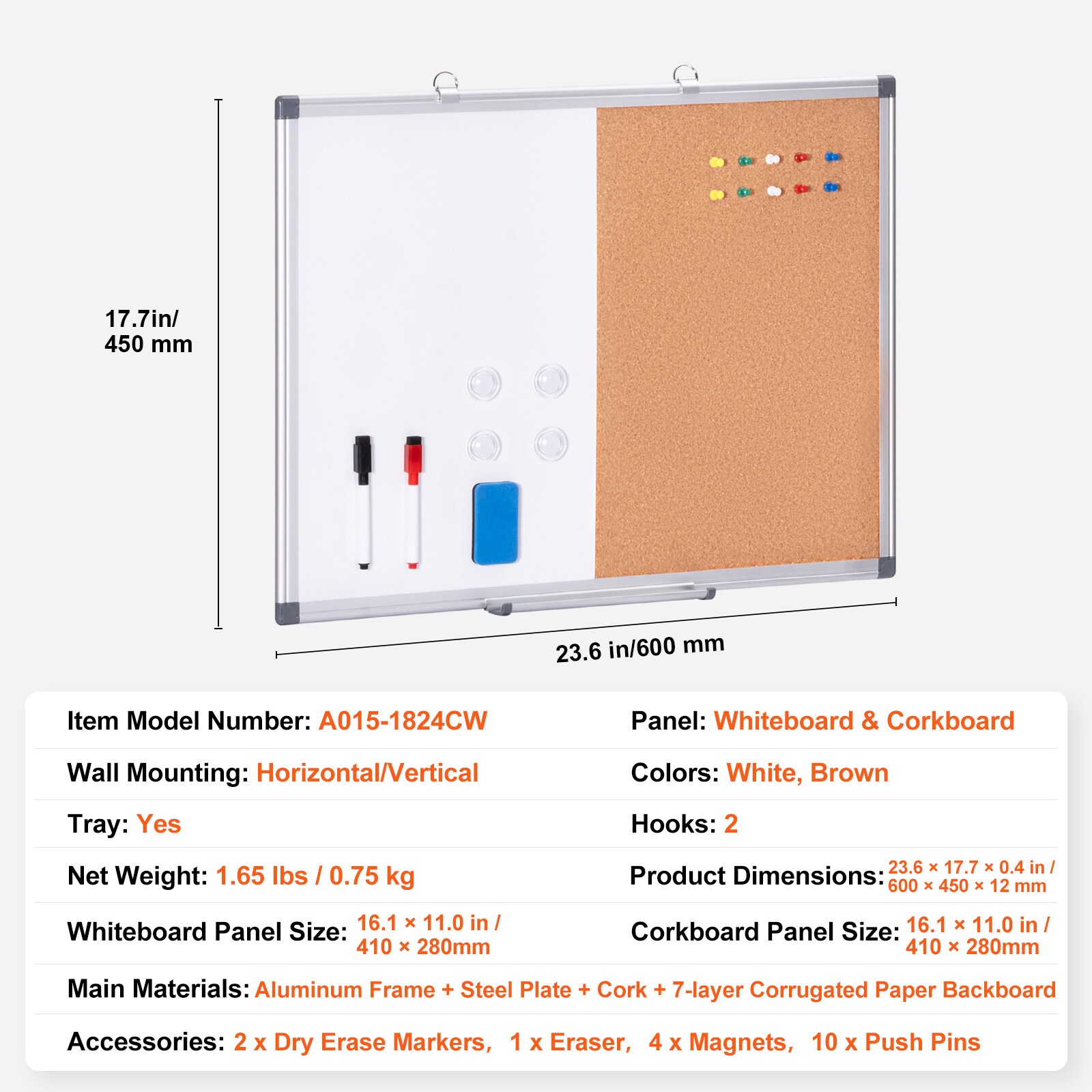 SVOPES SVOPESRMB24X109034V0 Dry-Erase-Bulletin-Boards - View #8