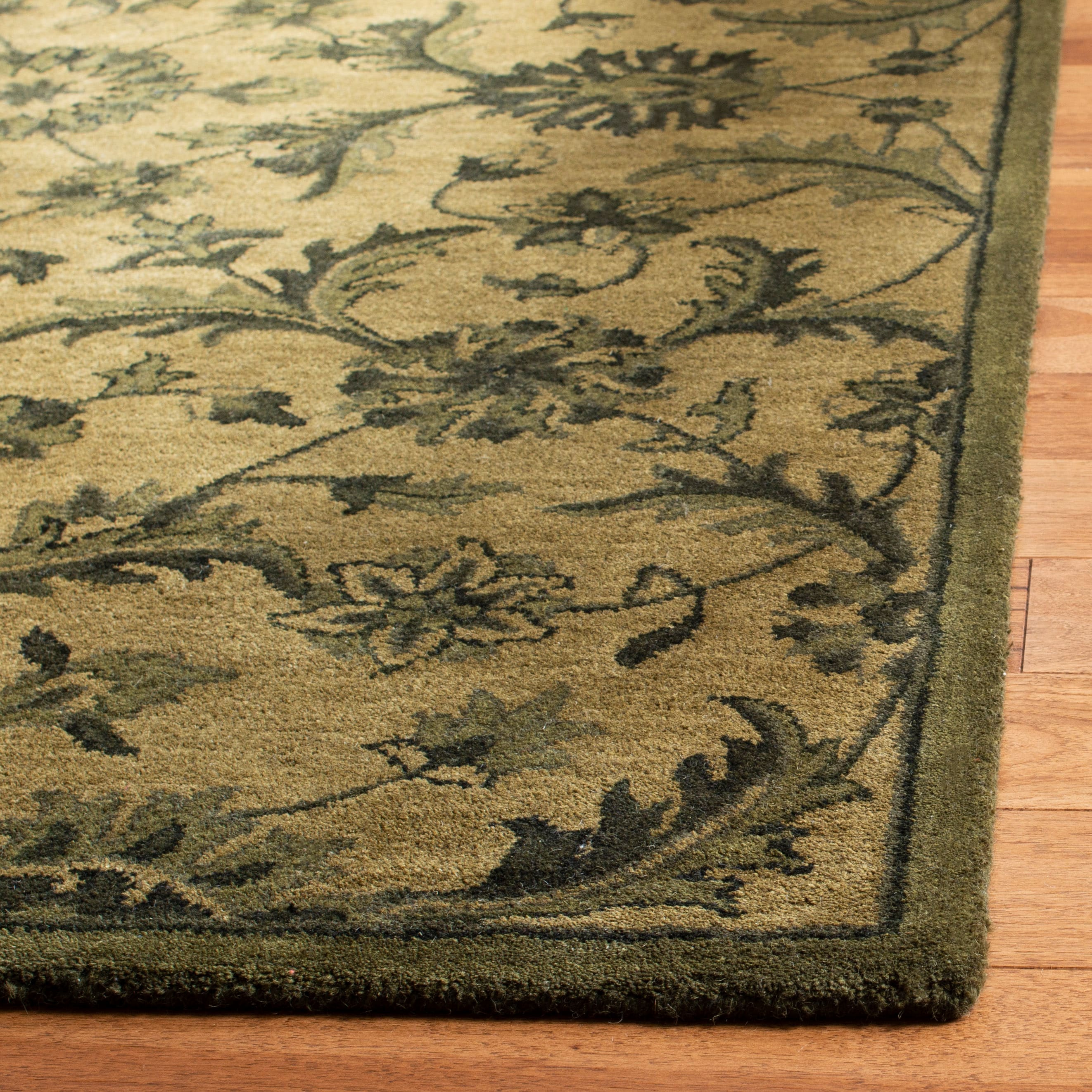 Castello Olive Green Tufted Rug
