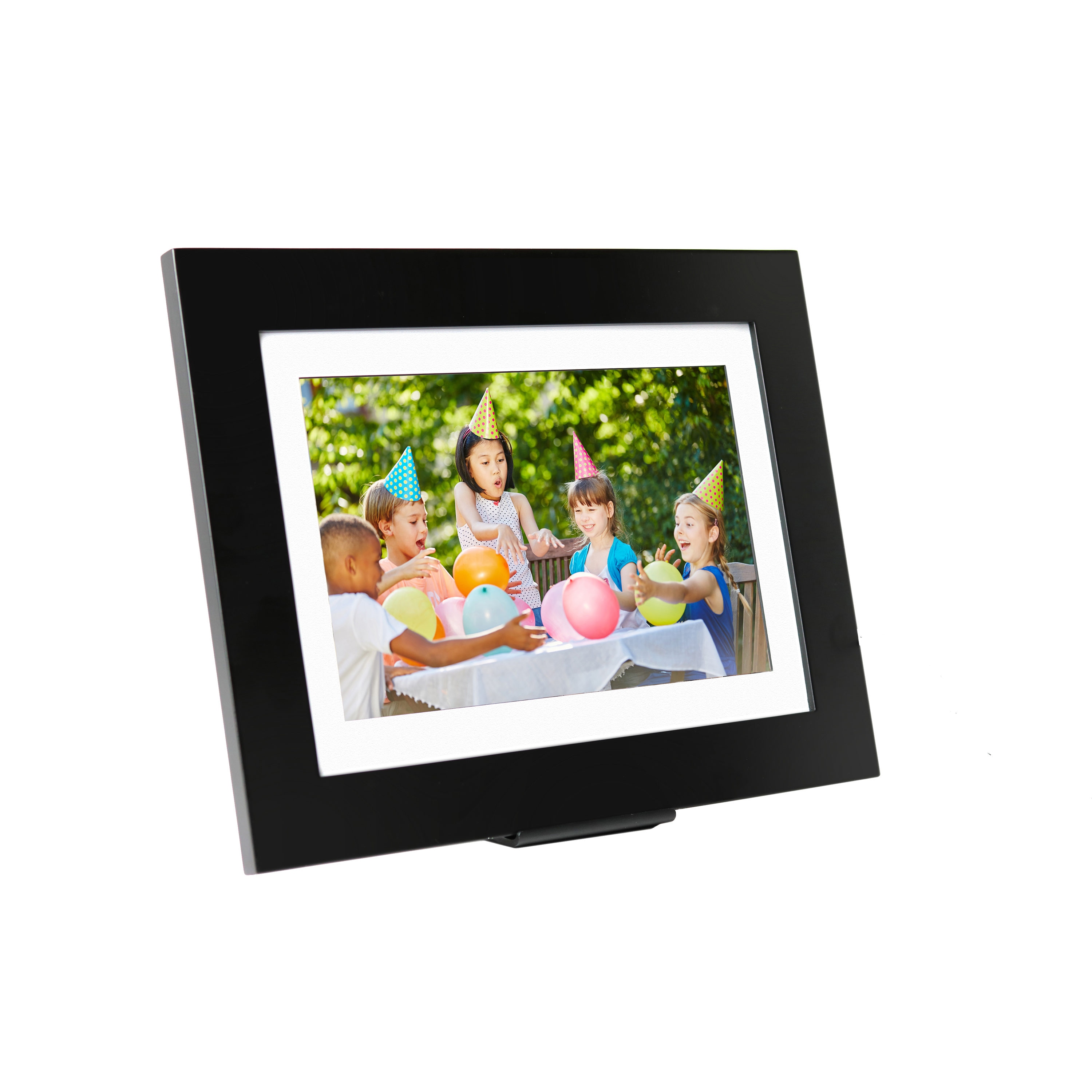 Brookstone - PhotoShare Friends and Family Smart Frame 8 Black