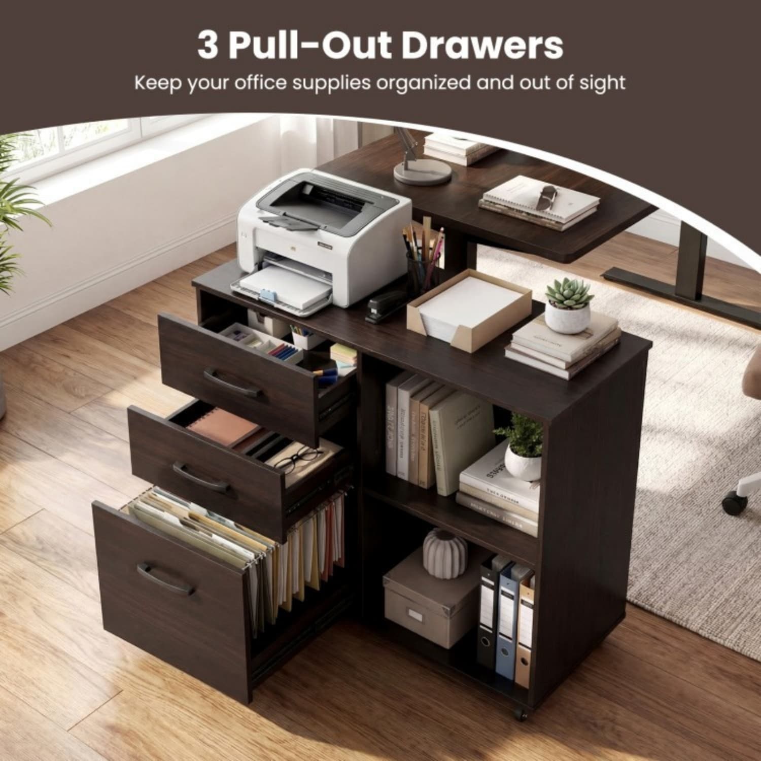 GZMR GZ-HW66207WH Filing-Cabinets - View #2