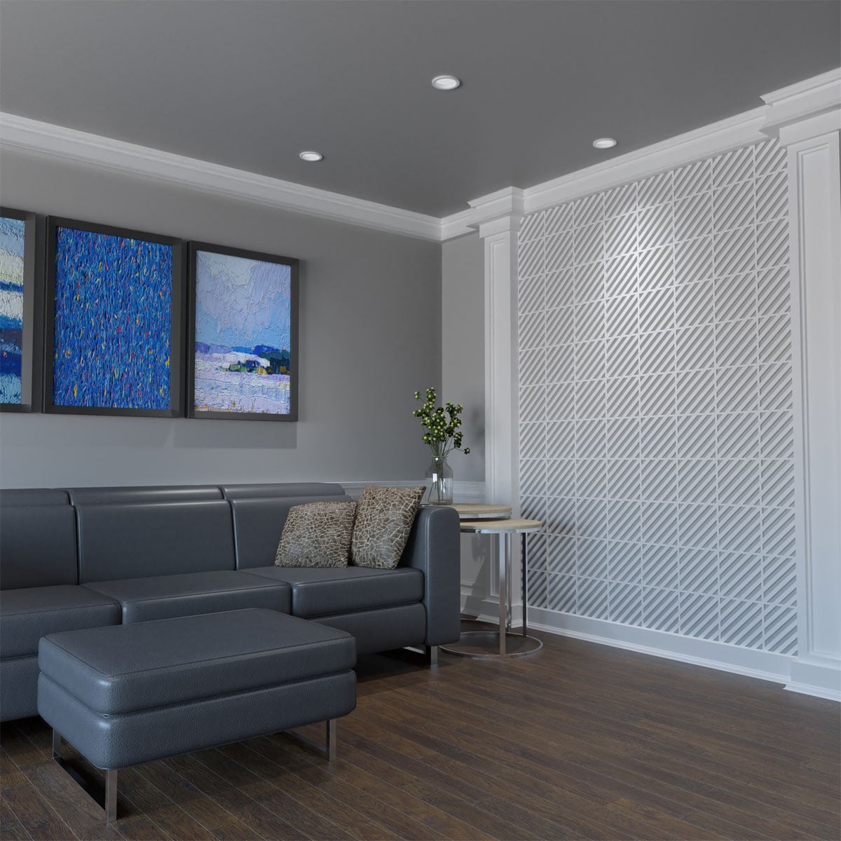 Ekena Millwork WALP08X08RTW Wall-Panels - View #3