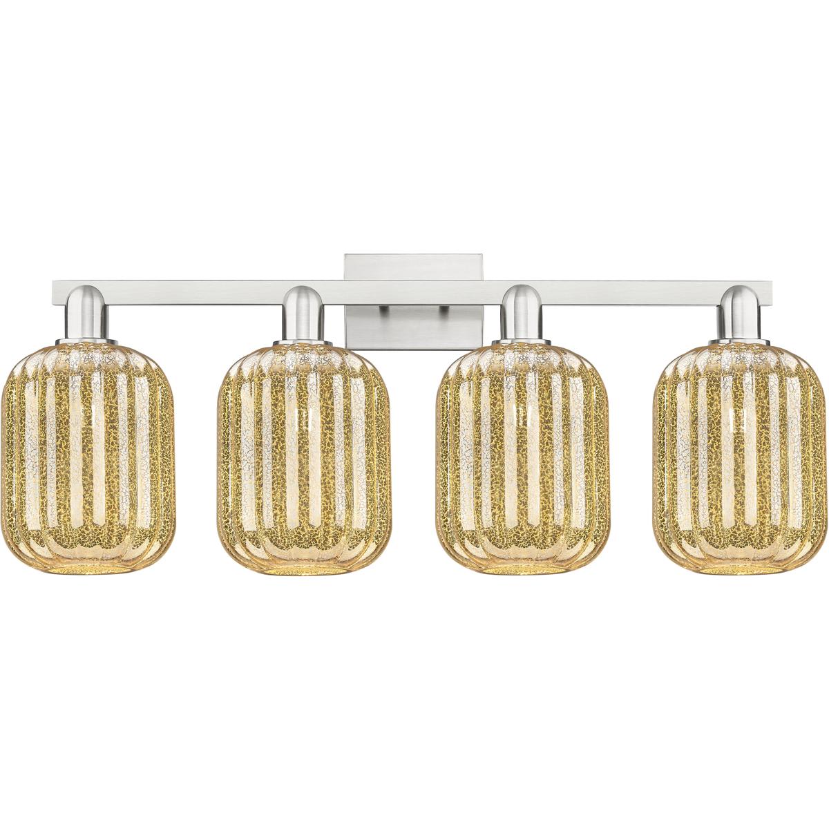 Innovations Lighting 716-4W-SN-G460-7ME Preston Bathroom Vanity Light ...