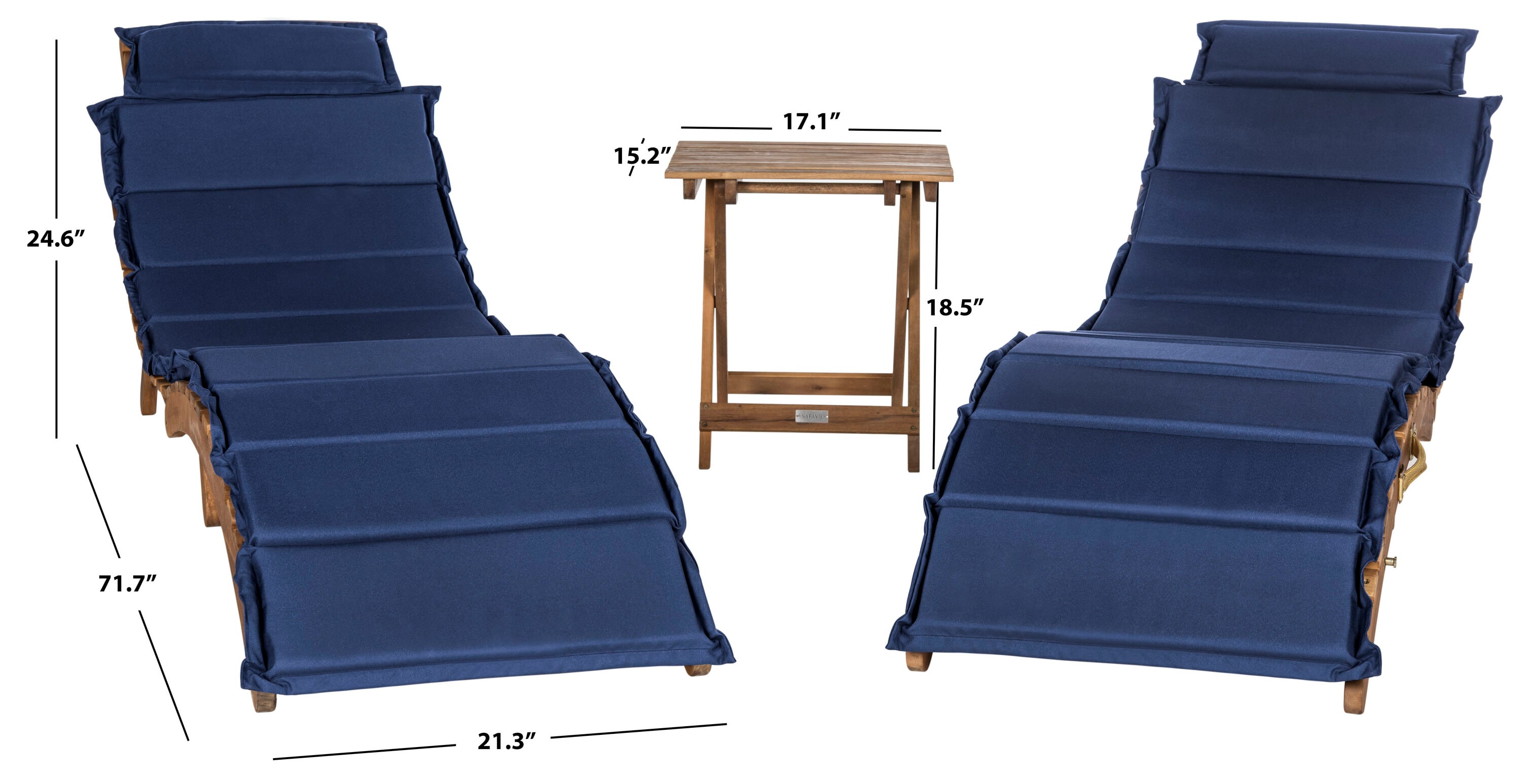 Safavieh PAT7020C Patio-Conversation-Sets - View #3