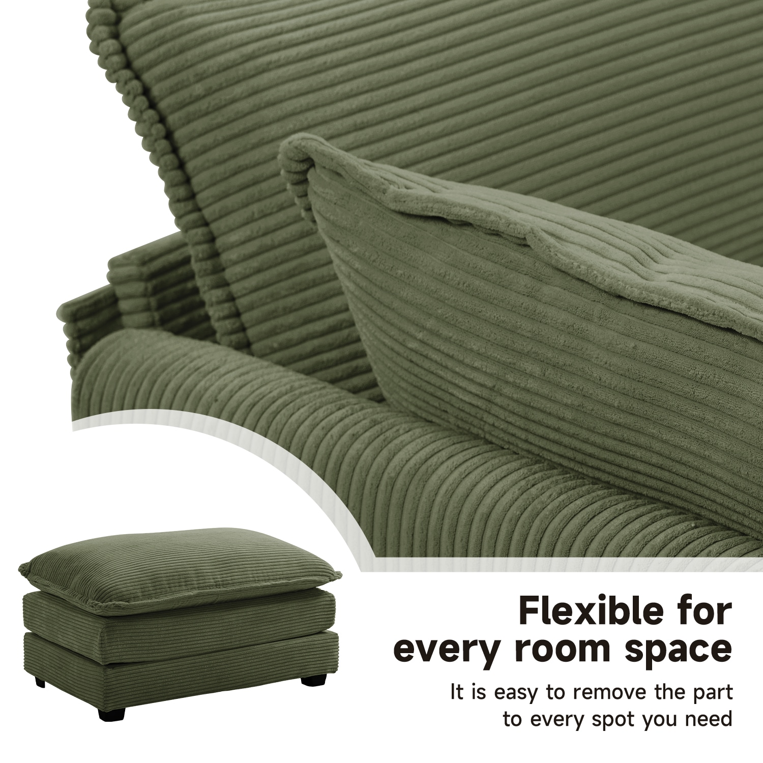 JEAREY LSBDXR-GY Sofas-Loveseats - View #4