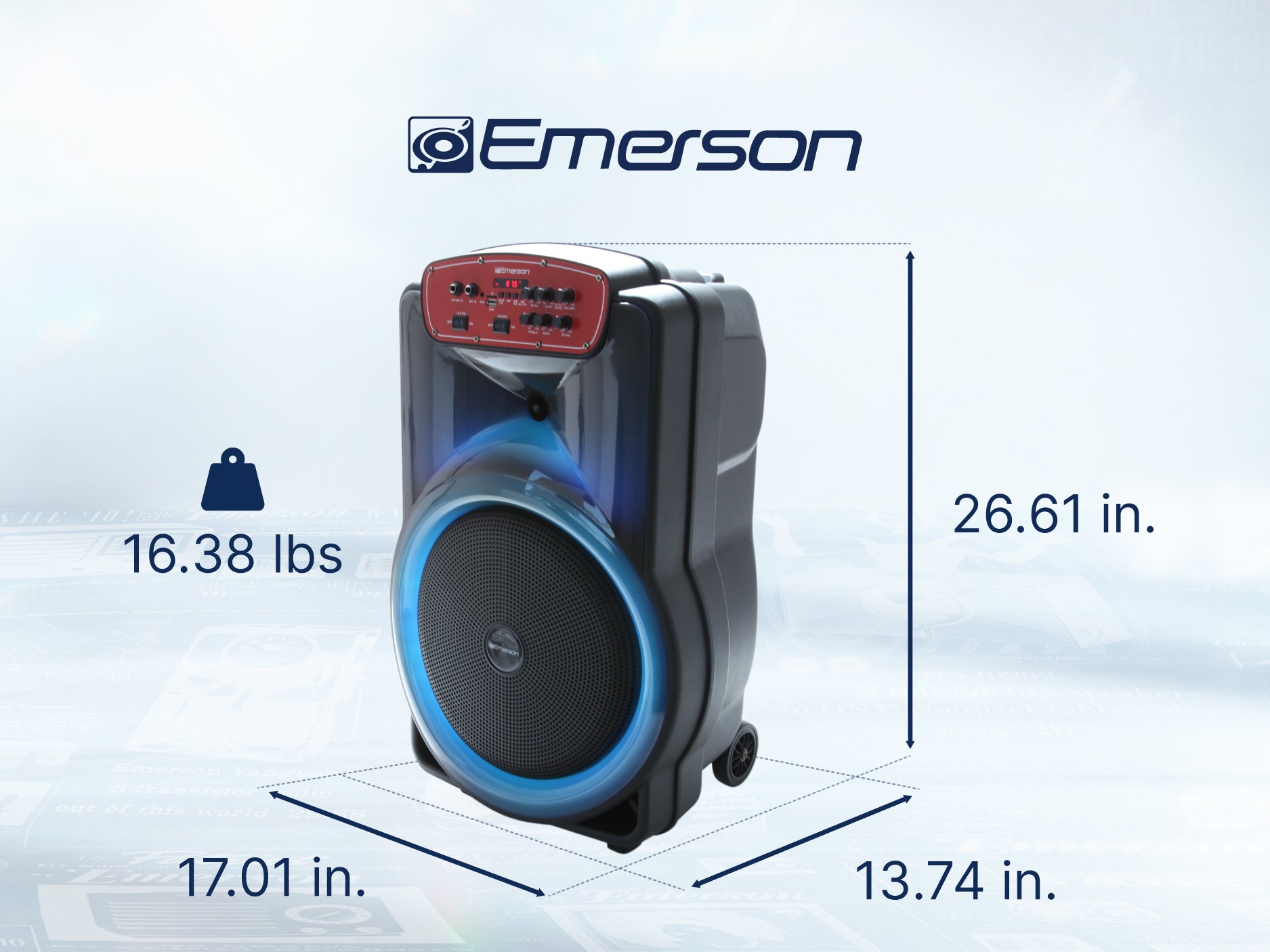 Emerson EDS-1520 Portable-Speakers - View #6