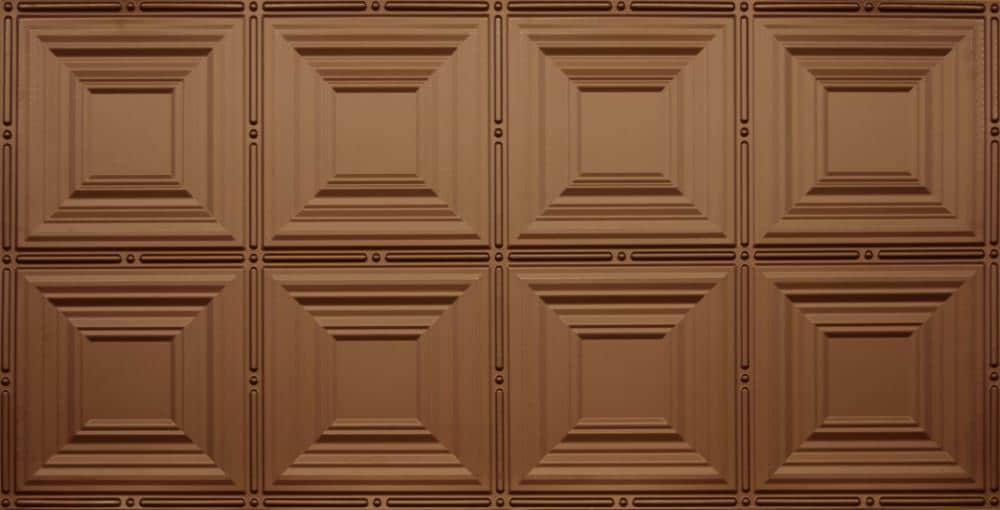 Dimensions 320-55 4-ft x 2-ft Fused Bronze Polystyrene Surface-mount Ceiling Tile (1-Pack, 8-sq ft / Case)