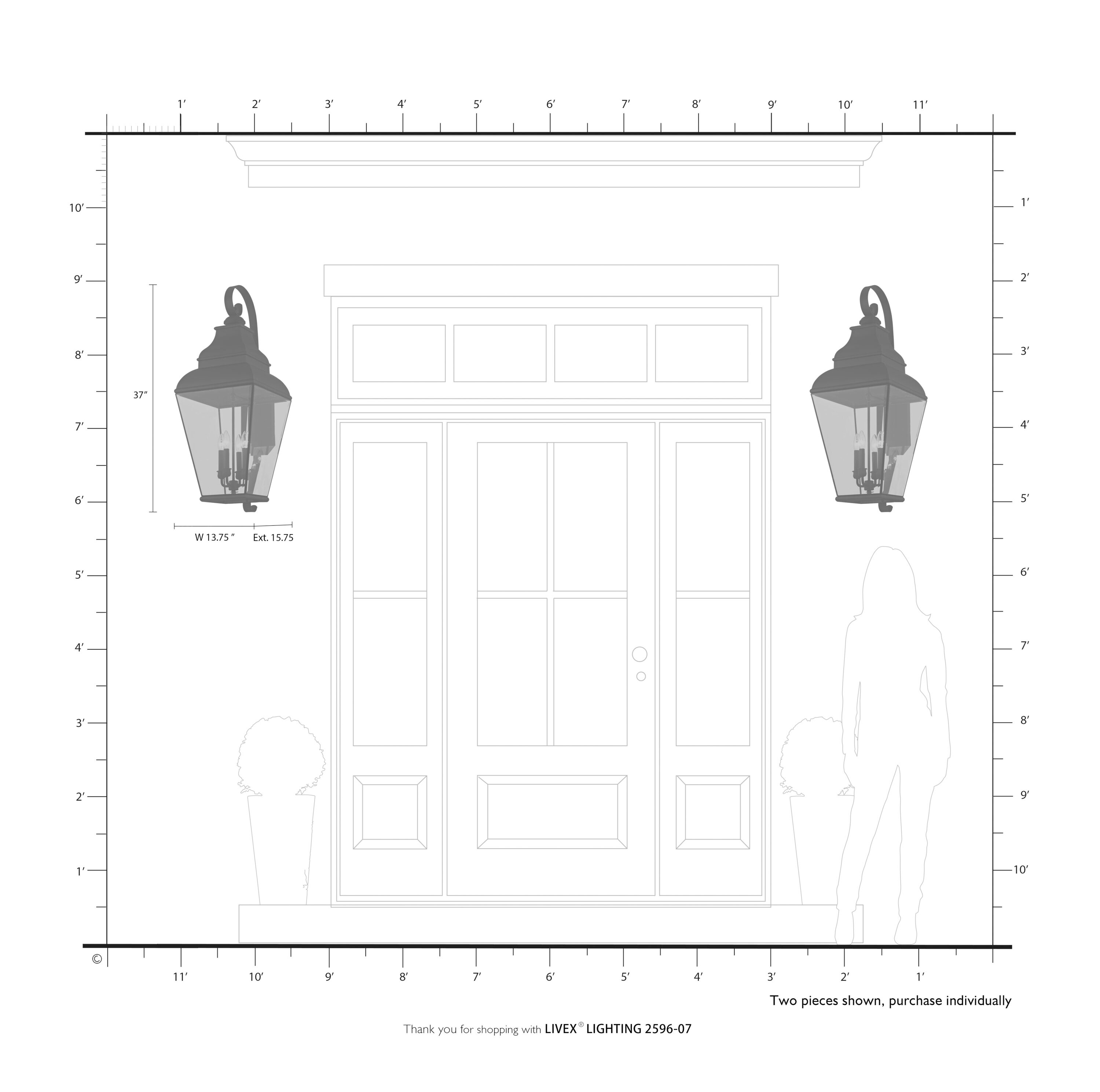 Livex Lighting 2596-07 Outdoor-Wall-Lighting - View #8