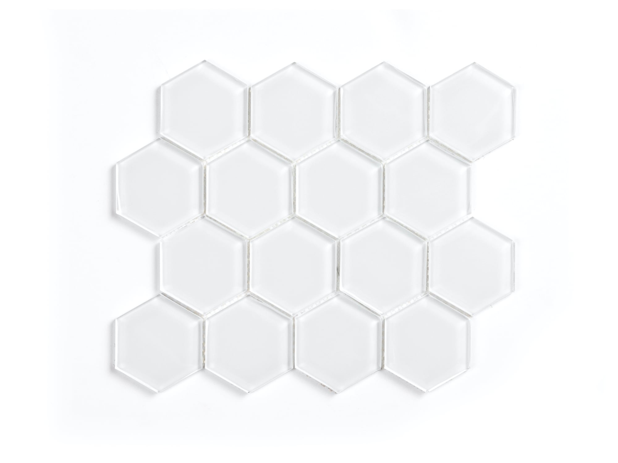 Nearly Natural 3in. x 10in. x 12in. Brown Wooden Hexagon Floating Honeycomb Shelf (Set of 5)