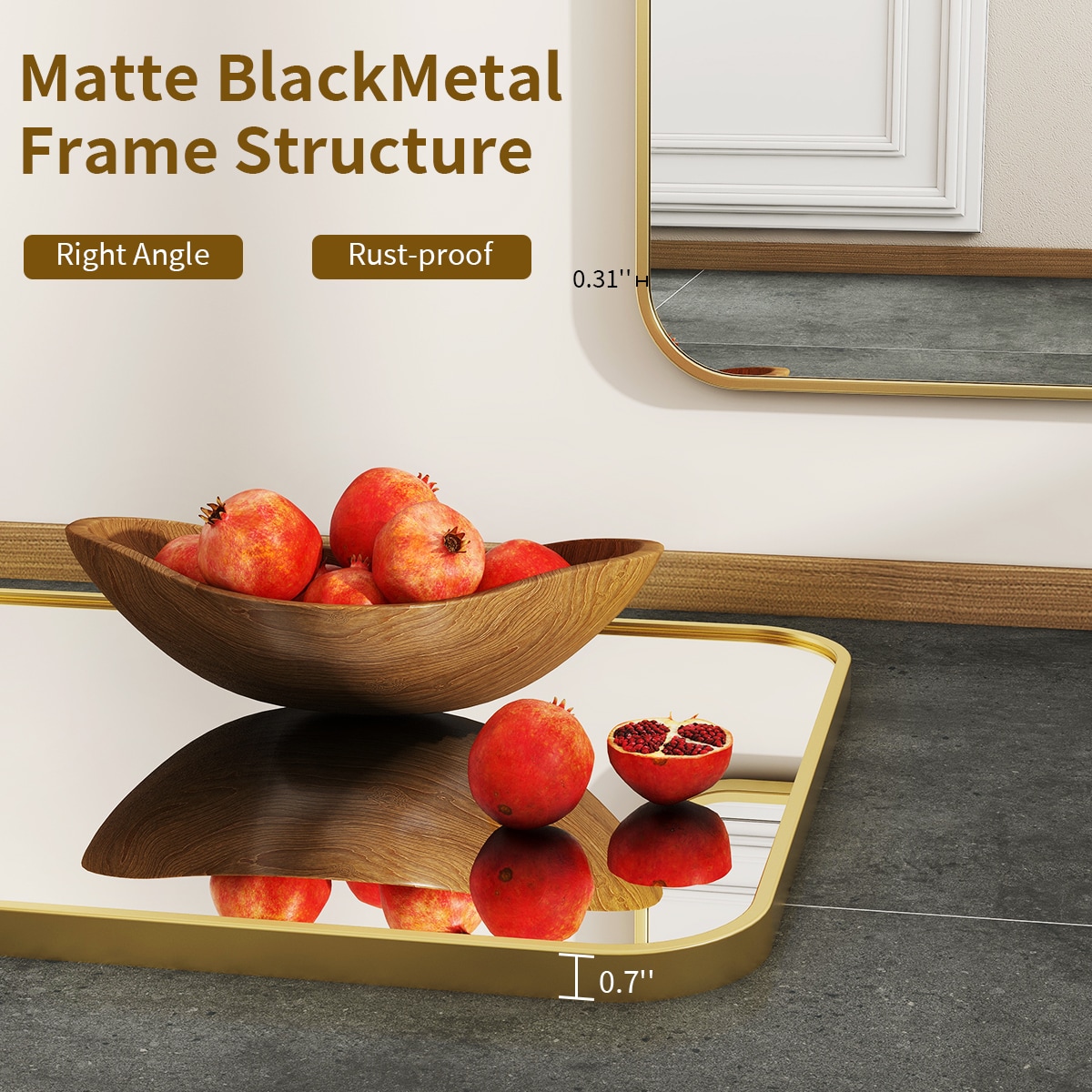 BEAUTYPEAK RE3048G Decor-Mirrors - View #7