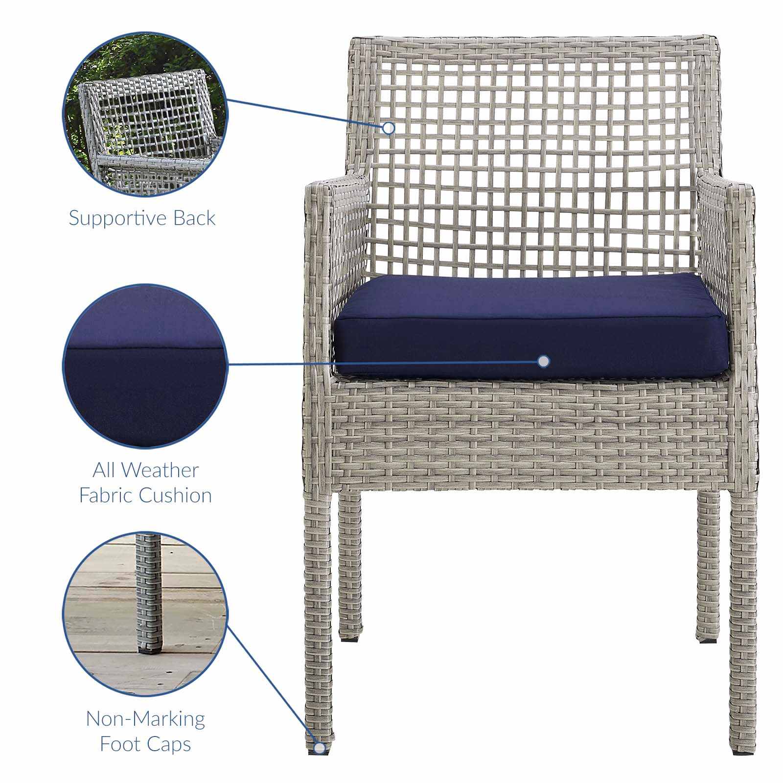 Modway EEI-2920-GRY-NAV Dining-Chairs - View #3