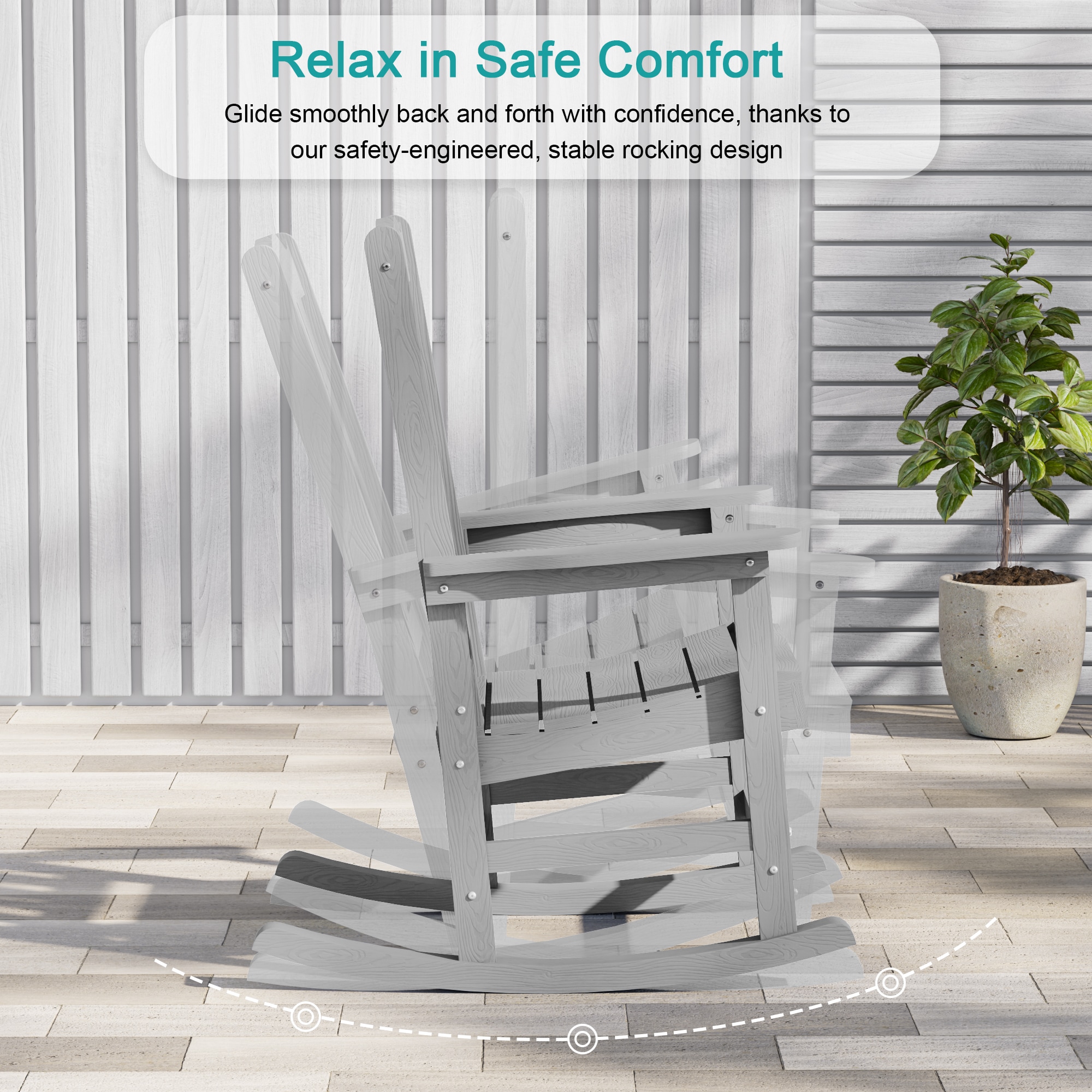 BEWOOD LMK-PE-TS-66LY-4 Patio-Chairs - View #3