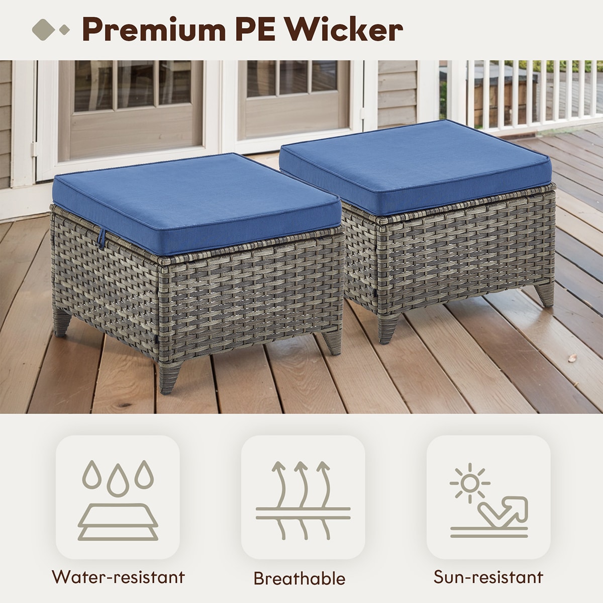 Rilyson FSCGY40-1 Stools-Ottomans - View #4