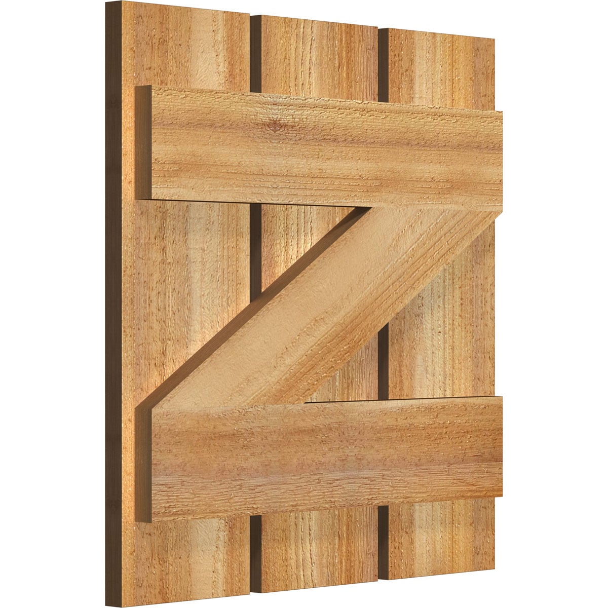 Ekena Millwork RBS06Z17X018RWR Exterior-Shutters - View #2