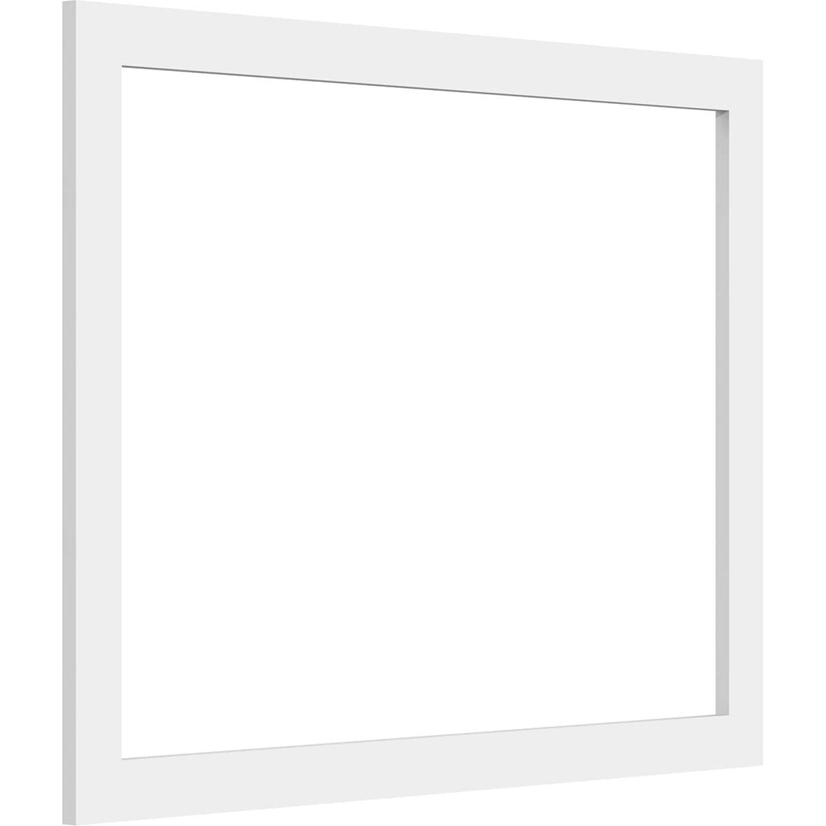 Ekena Millwork WALP26X20X037PRE 26-in x 20-in Smooth Paintable/Stainable White PVC Fretwork Wall Panel (