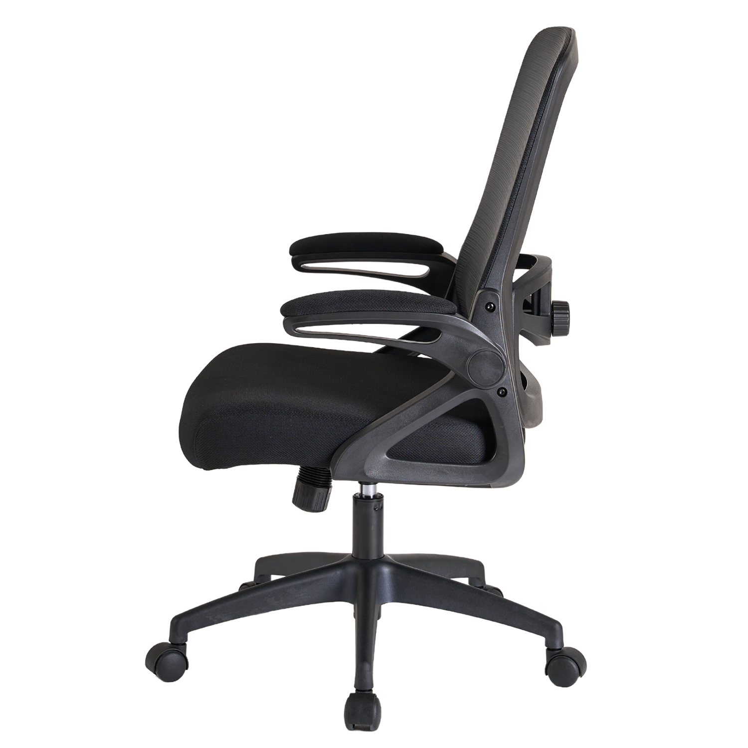 GZMR Mesh Assistant Office Chair Black Contemporary Adjustable