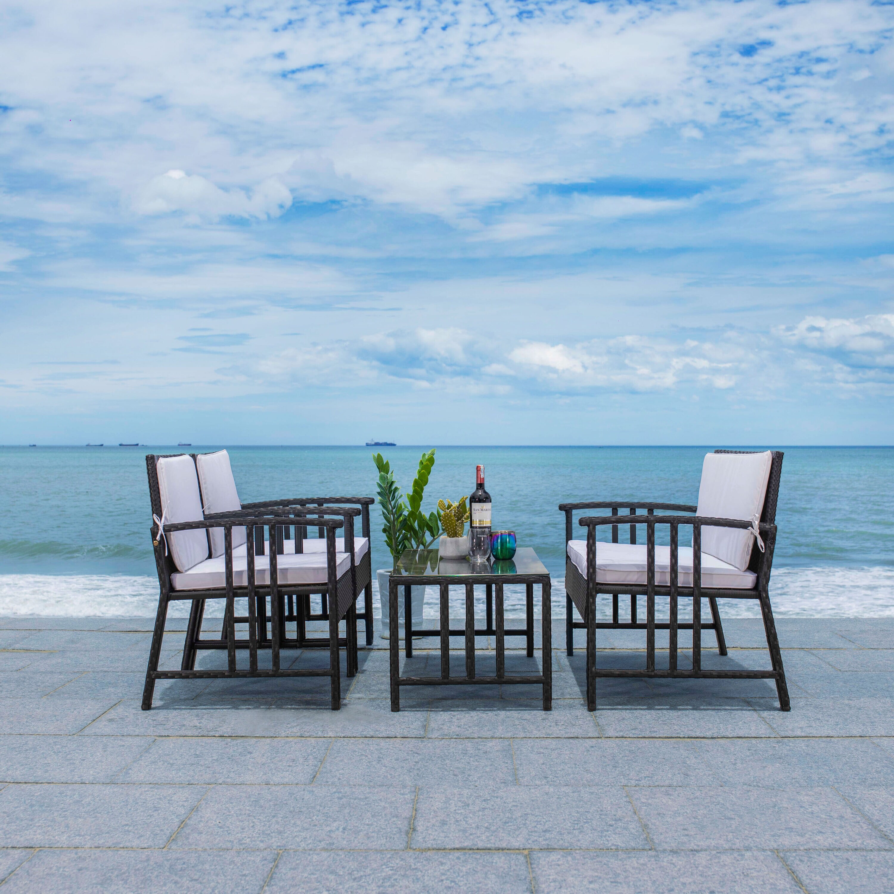 Safavieh PAT7713A Patio-Conversation-Sets - View #8