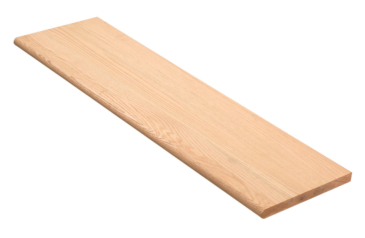 Crown Heritage 471807060 60-in x 11.5-in x 1.0313-in Unfinished Red oak No return Bullnose Stair Tread