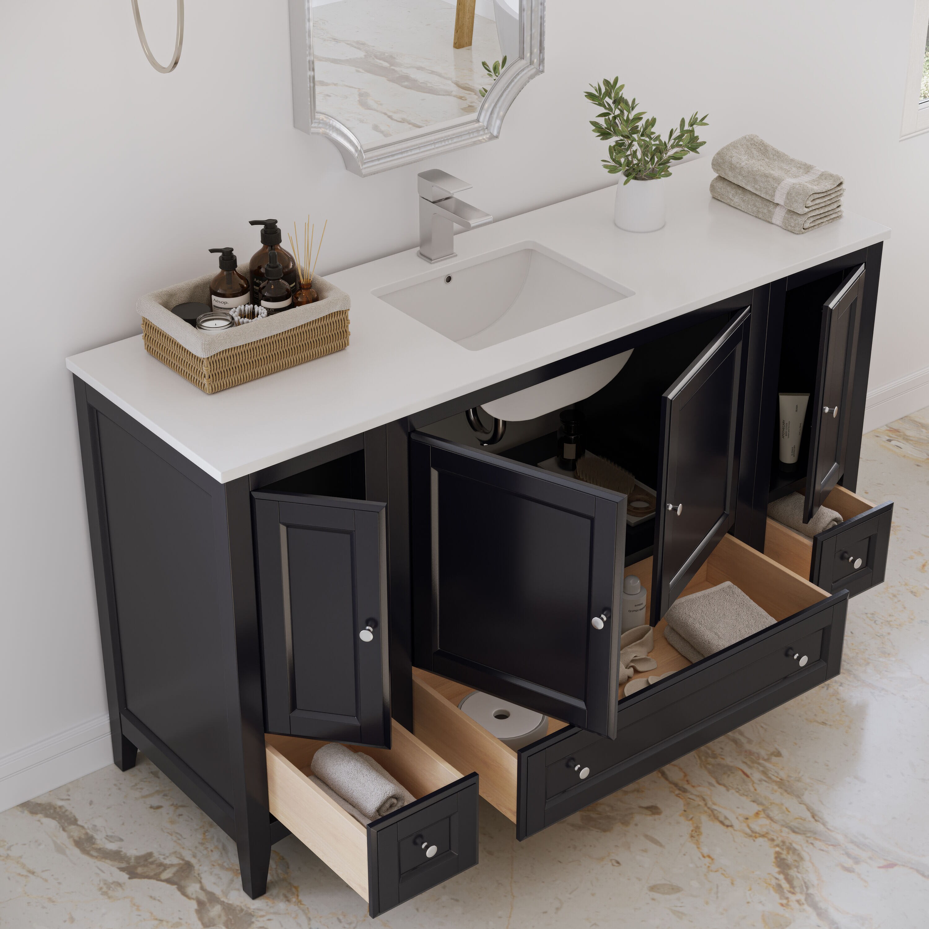 Fresca FCB20-123612ES-CWH-U Bath-Vanity-Combo - View #3