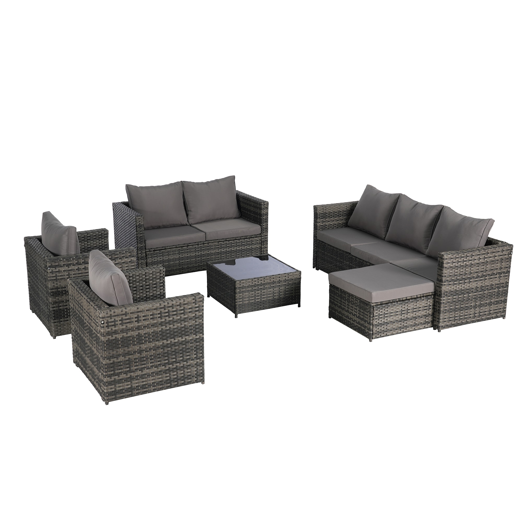 SINOFURN SYB670022BY Patio-Conversation-Sets - View #3