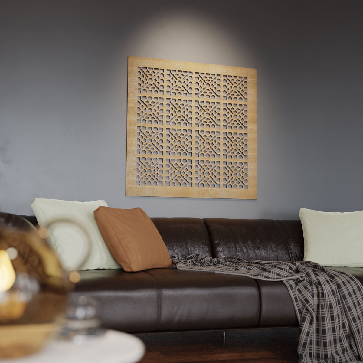 Ekena Millwork WALW08X08X0250GLNHI Wall-Panels - View #6