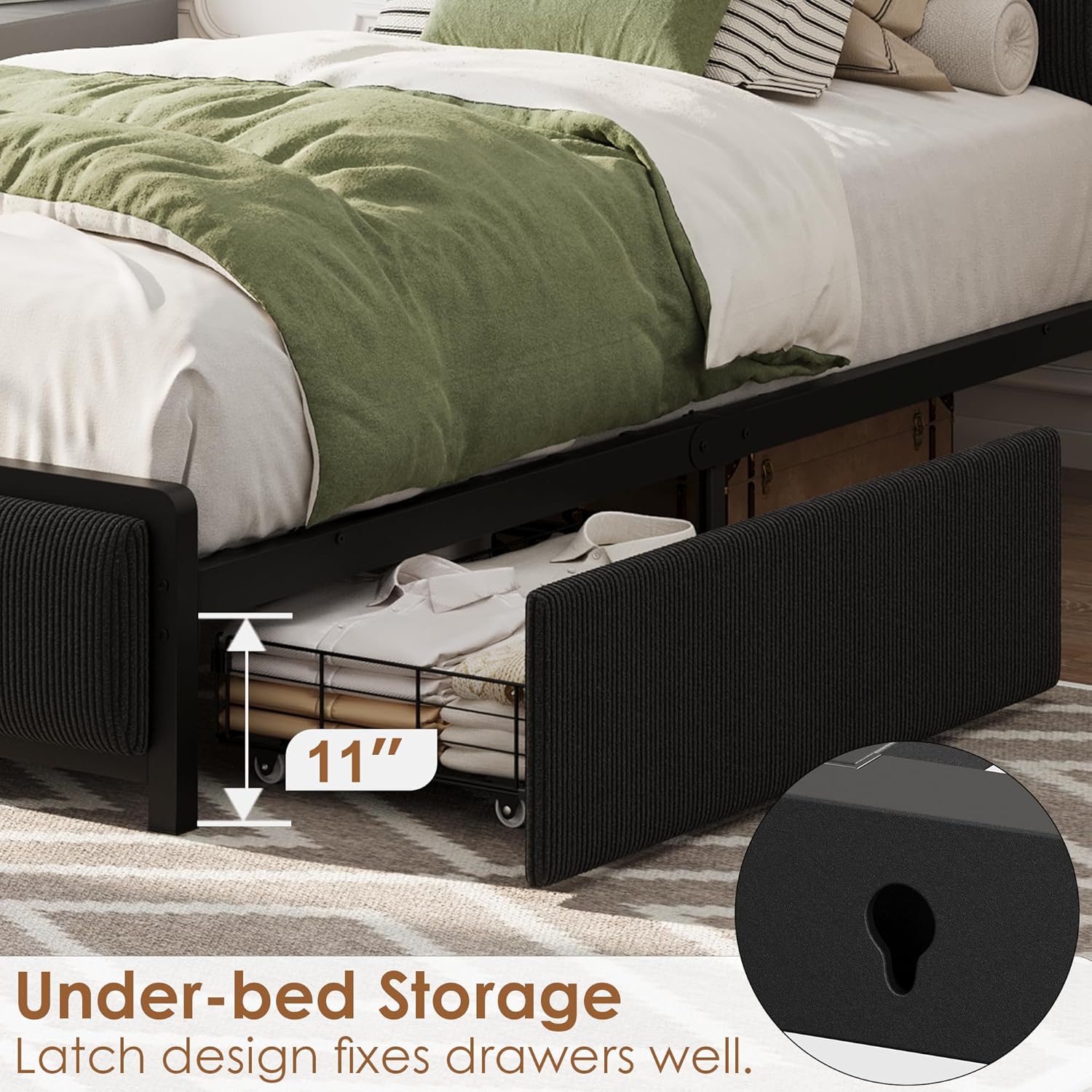 Qeetex LHF-BED-PHO-34VCYNSJ beds - View #5