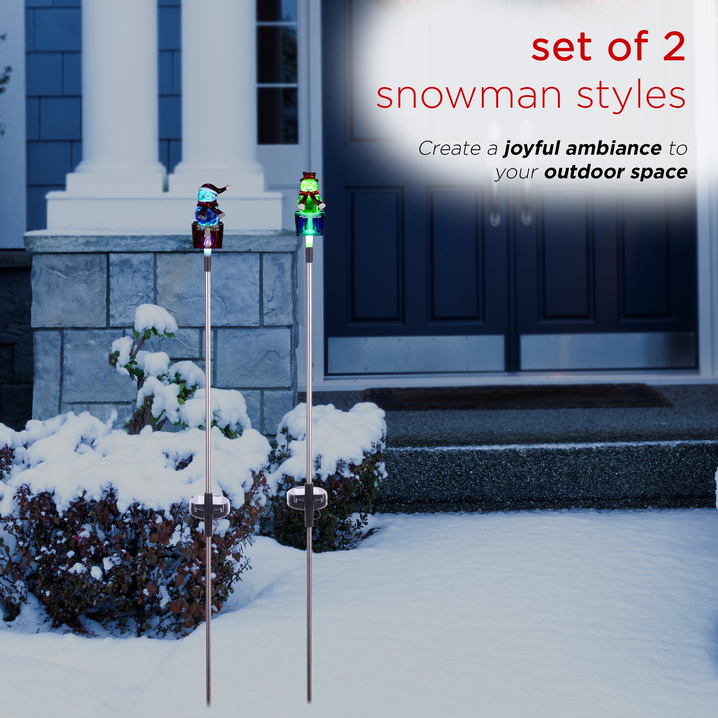 Alpine Corporation LAN346A-SLR-2 Outdoor-Christmas-Decor - View #3