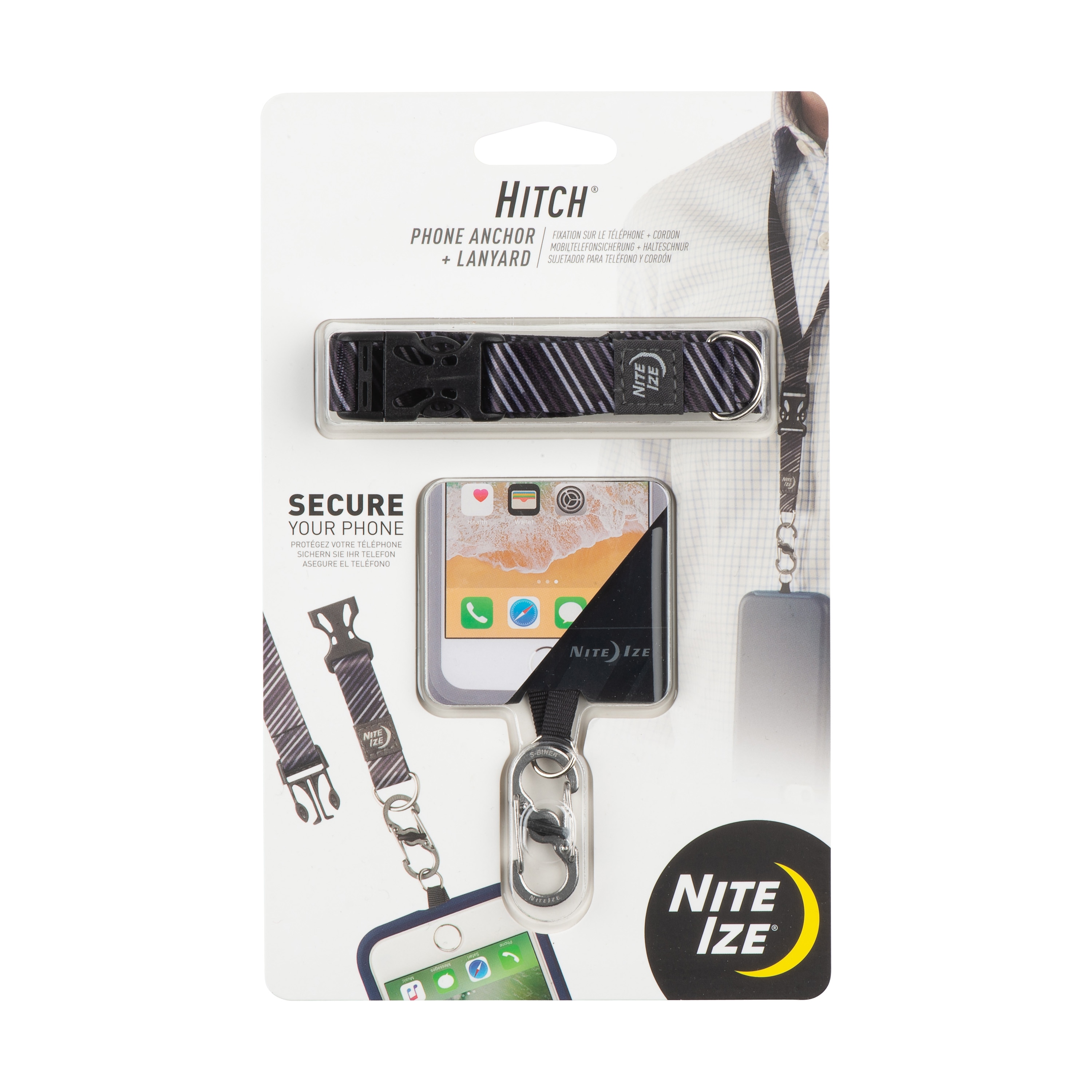 Nite Ize Stainless Steel Black Lanyard with Hitch Phone Anchor - Secure and  Convenient Phone Holder in the Key Accessories department at