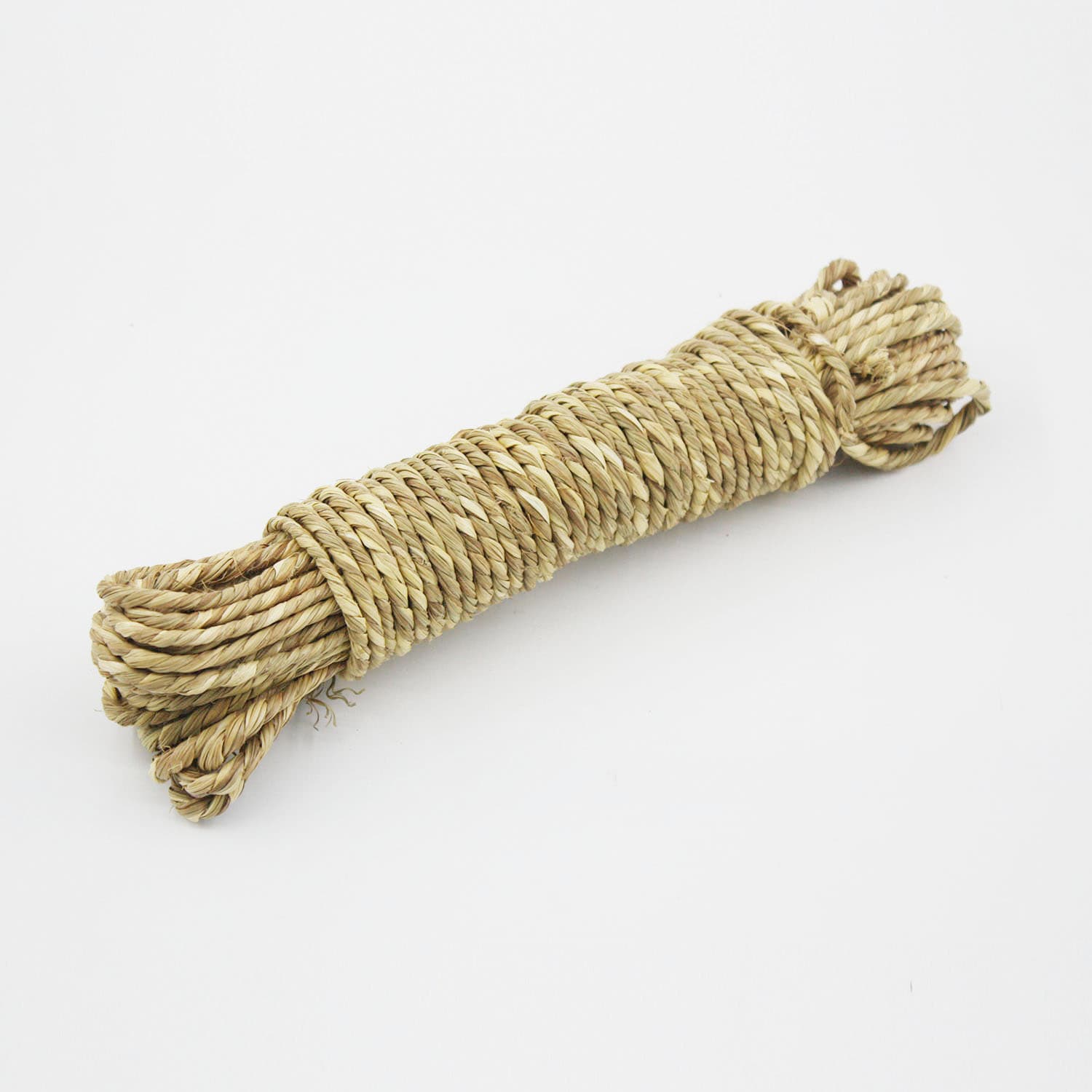  Twisted Natural Cotton Rope - 1/4 Inch - Solid Colors -  Available in Lengths of 10 Feet, 25 Feet, 50 Feet, and 100 Feet : Tools &  Home Improvement
