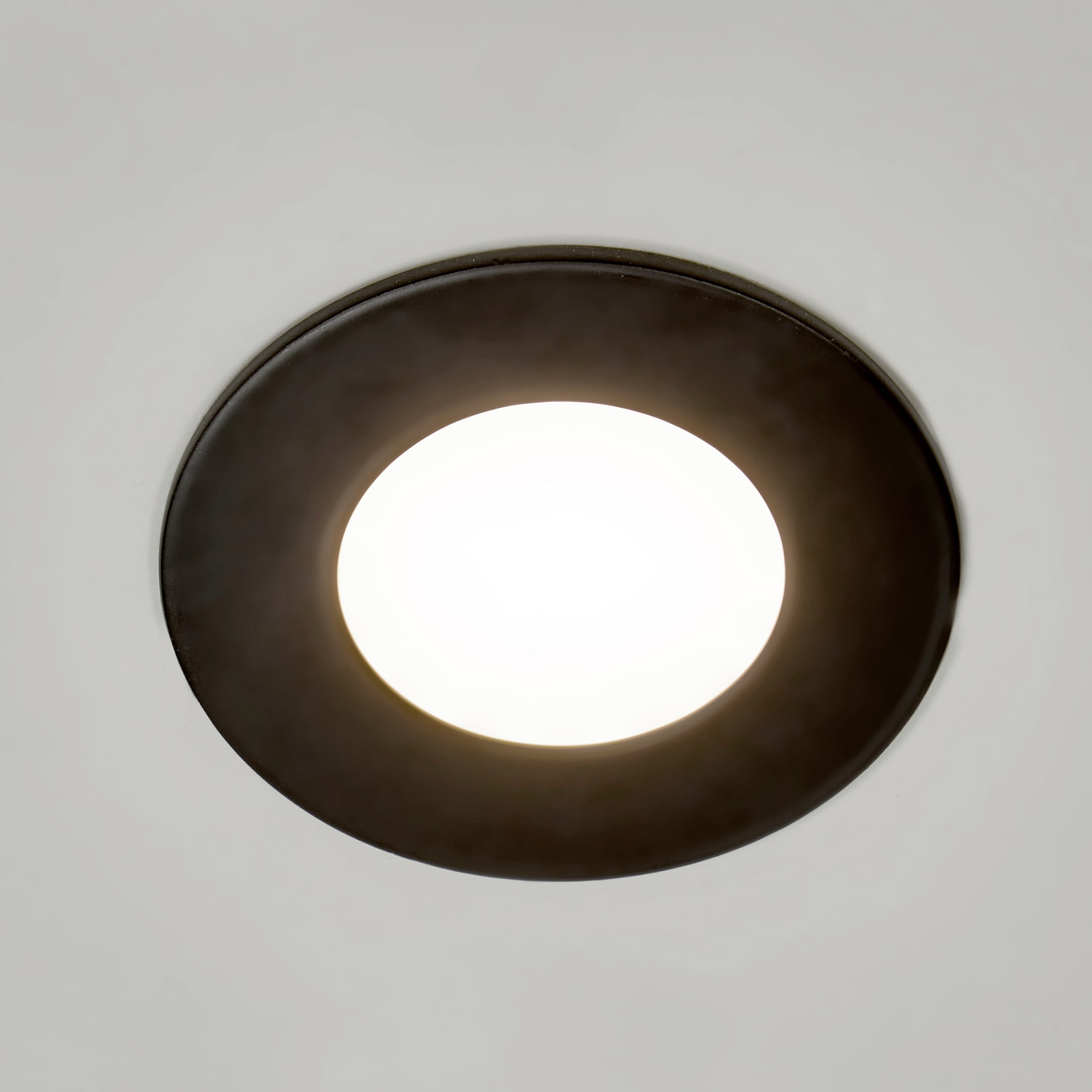 Black 3-Inch Ultra-Thin Aluminum LED Recessed Downlight