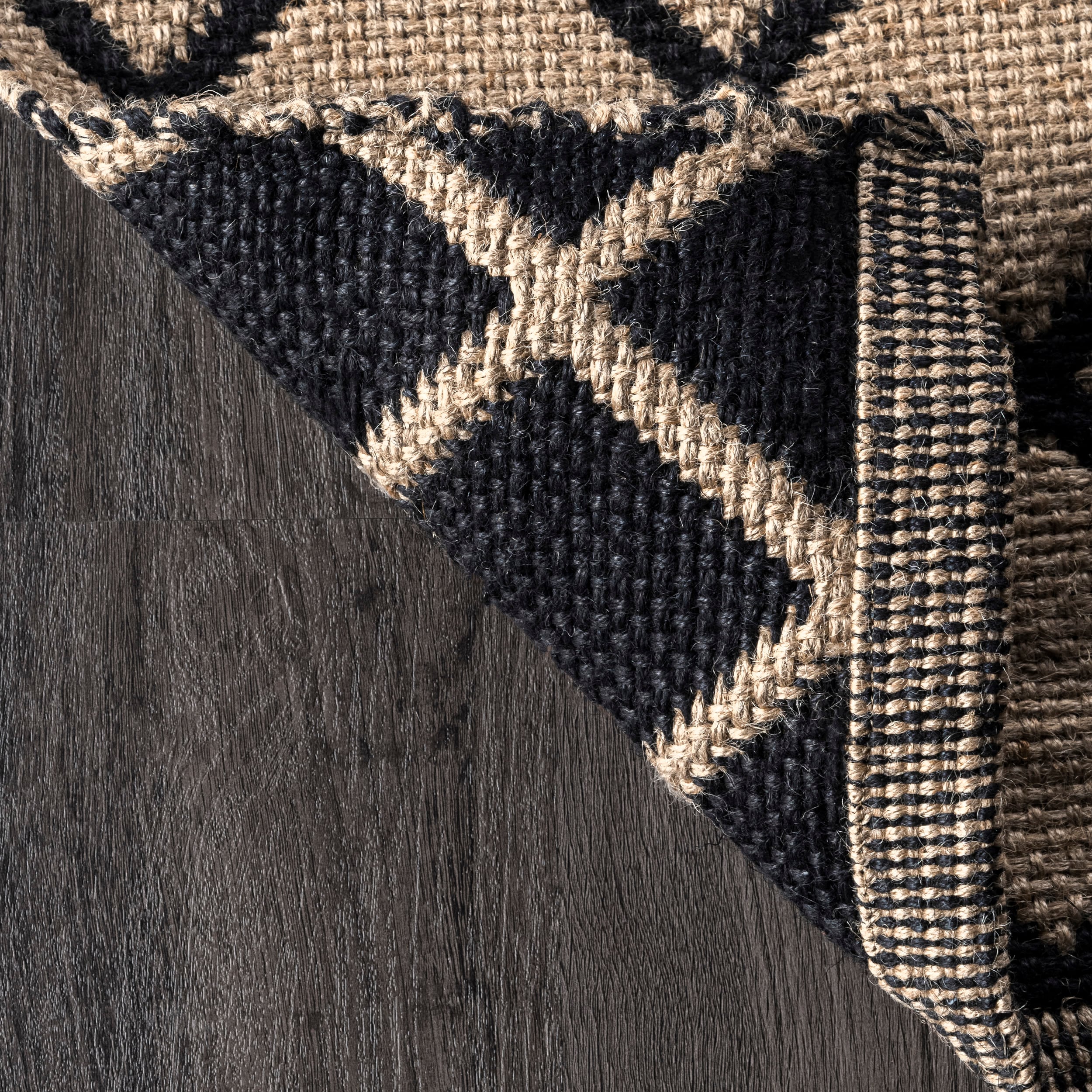 Natural Jute 5' x 8' Handmade Trellis Area Rug