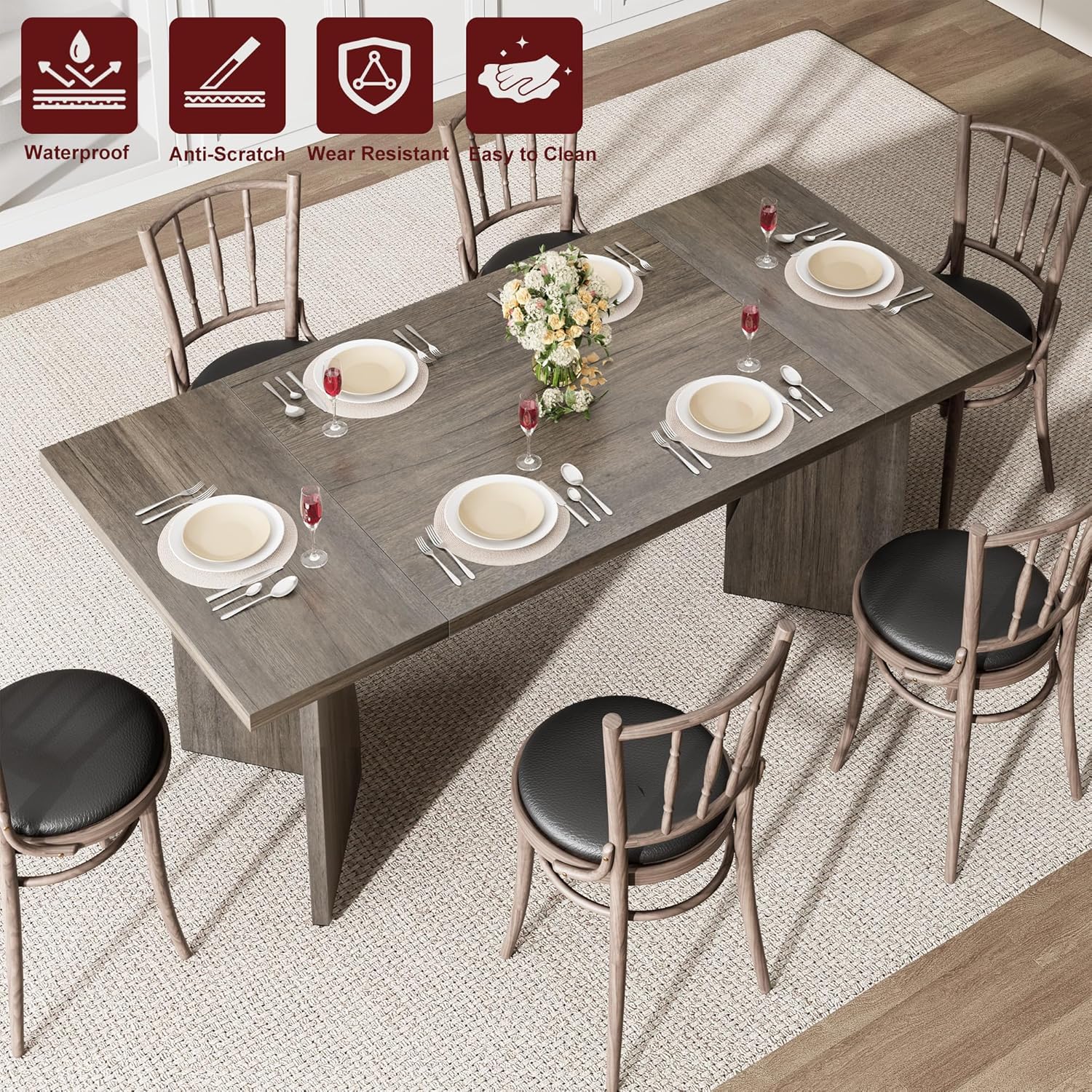 WhizMax PHO-34Q4SGVL-KLN Dining-Tables - View #7