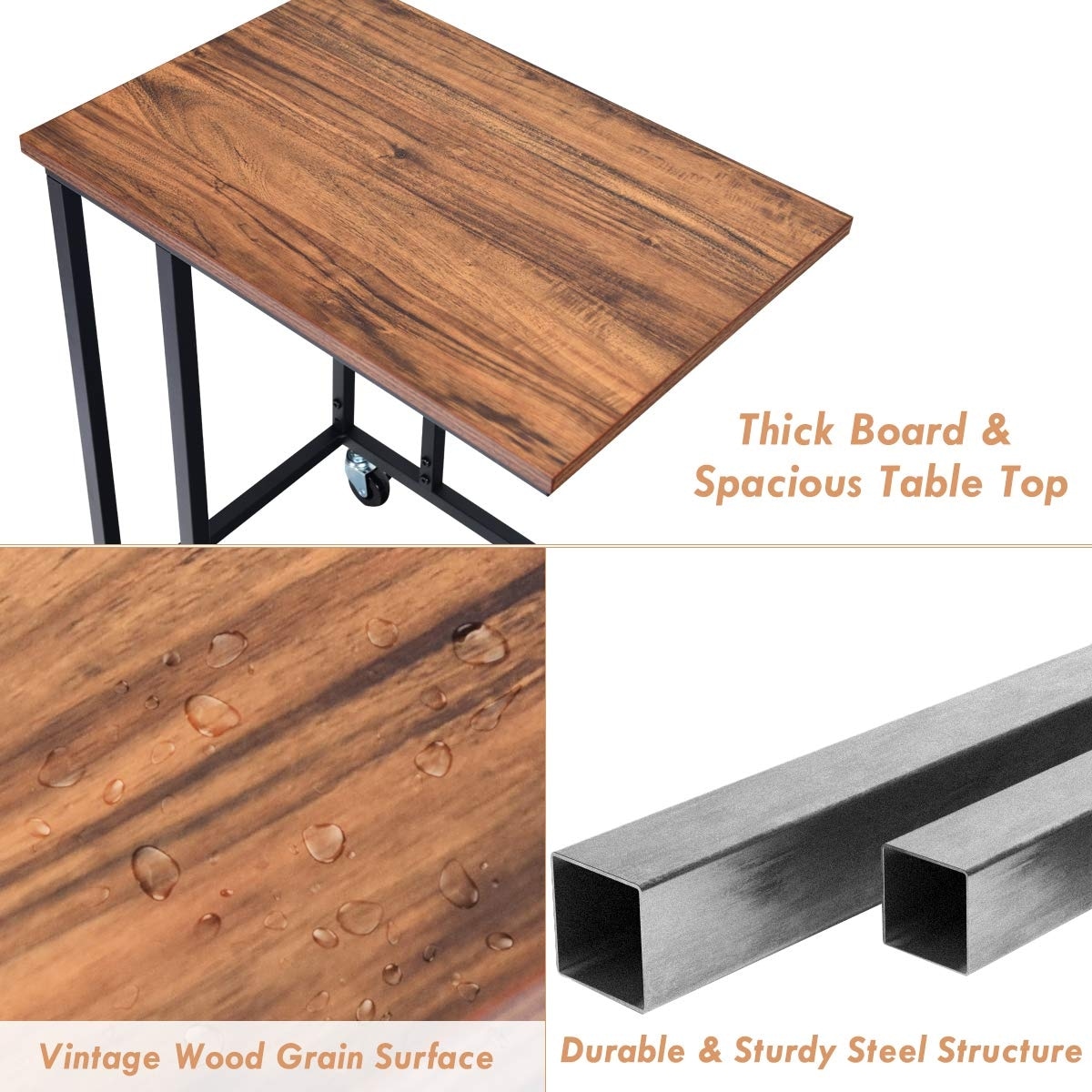 CASAINC WF-HW61494BK-LA End-Tables - View #3