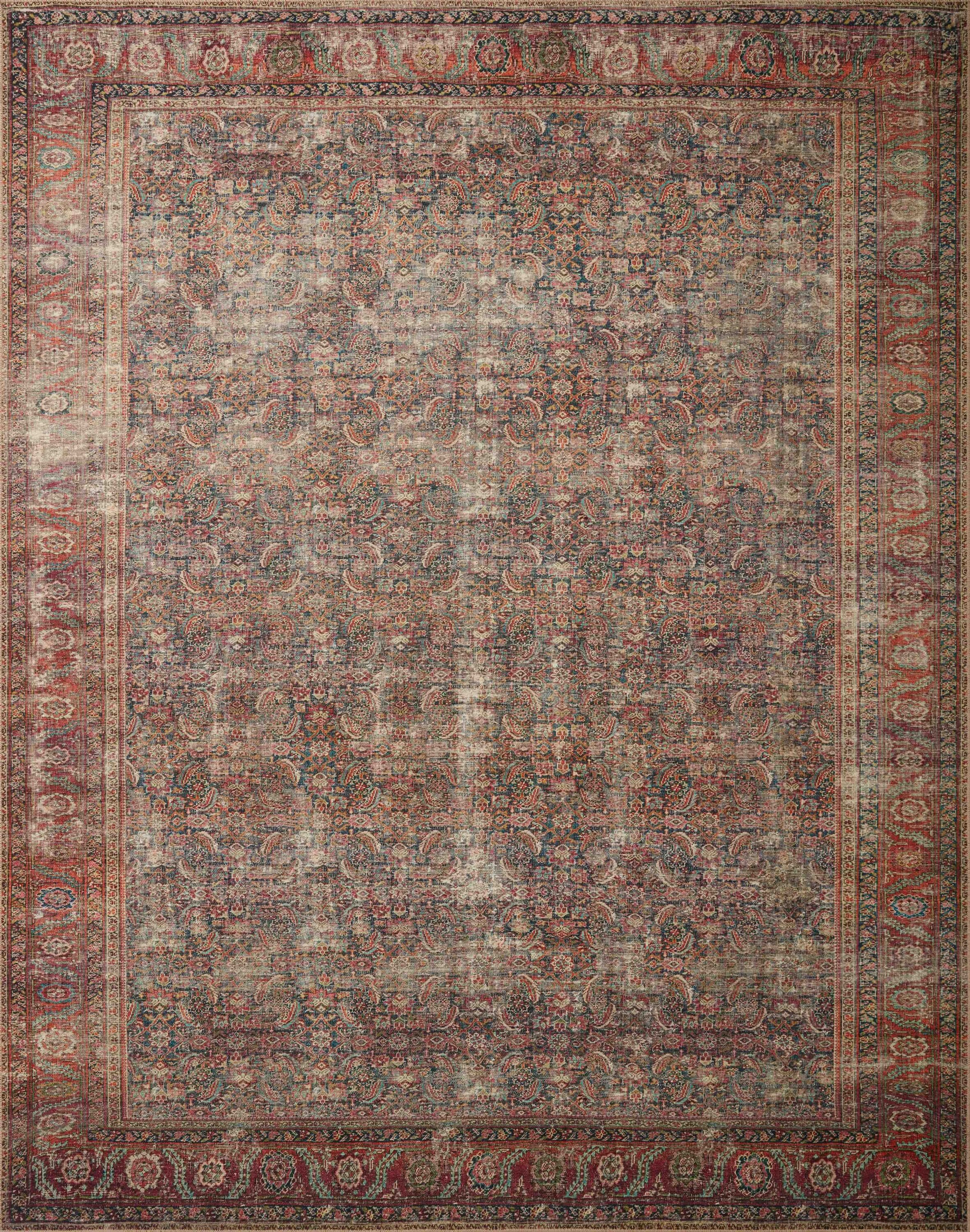 Elegant Black Rectangular Synthetic Area Rug 102" x 138"