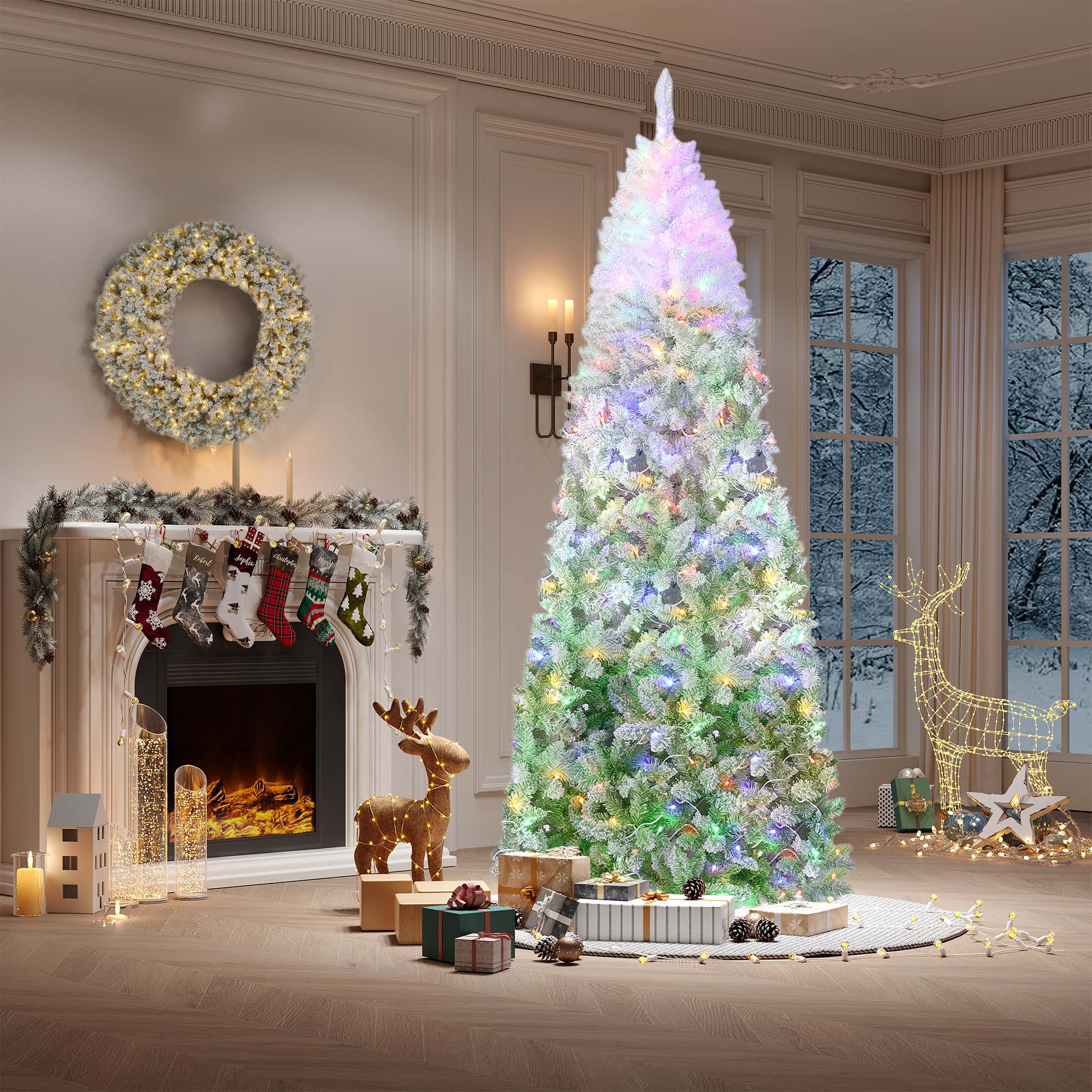 Qeetex YJCJ-PHK-35HXGLJL Artificial-Christmas-Trees - View #4