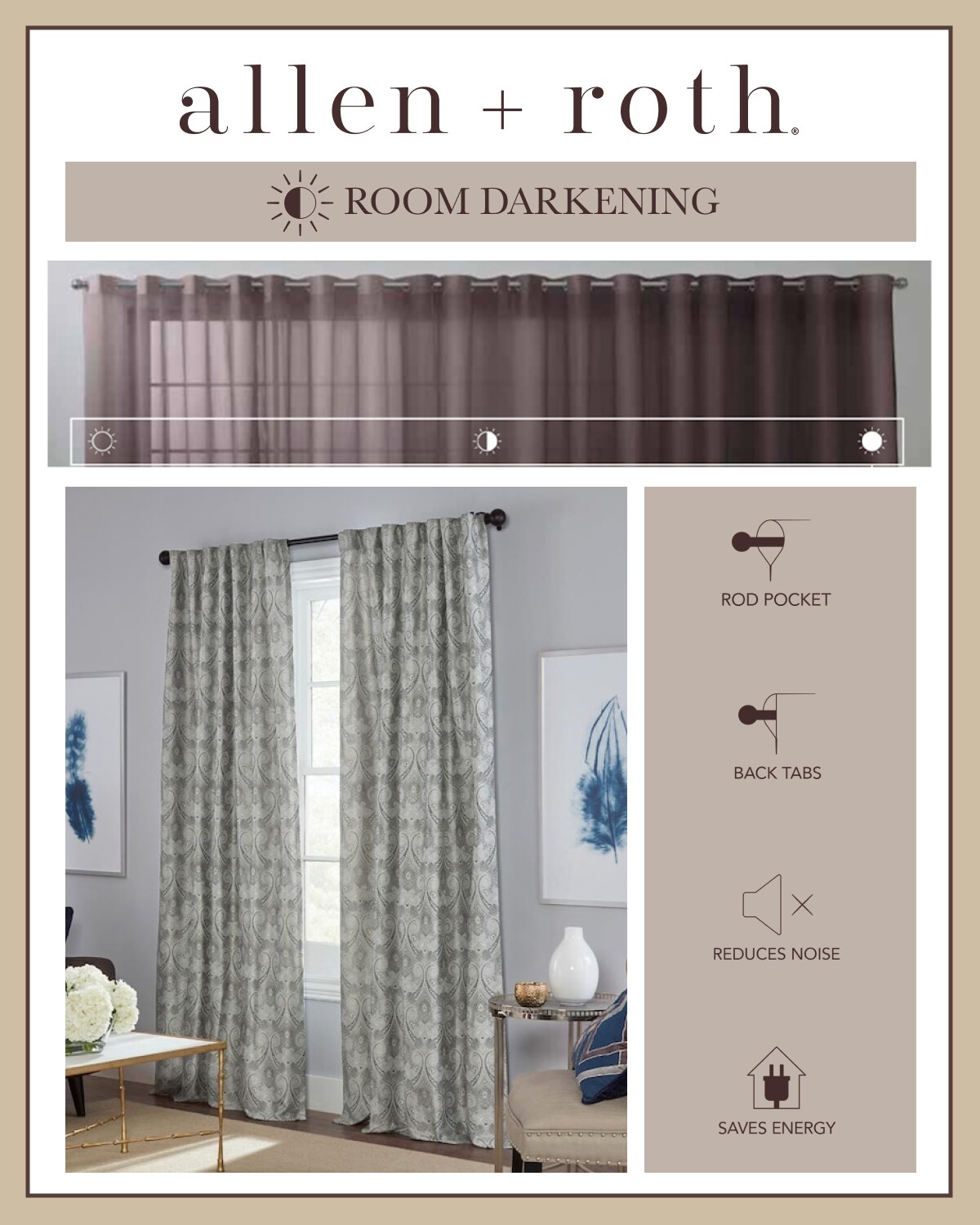 allen + roth 1636622 curtains - View #2