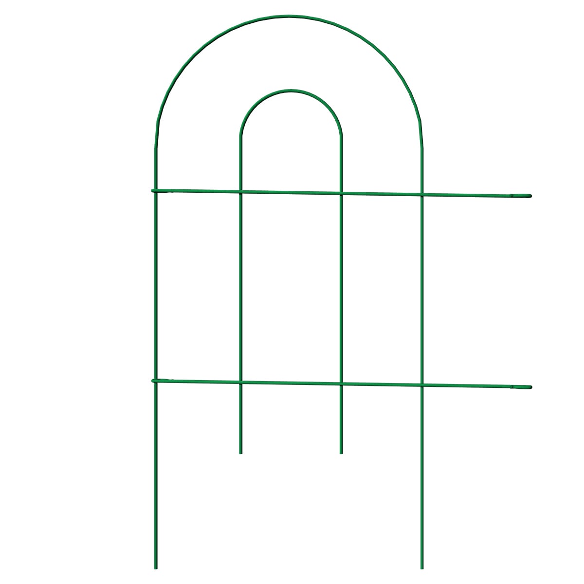 GARDEN CRAFT 0.25-in x 120-in x 24-in Green Metal Steel Border fencing #042410S