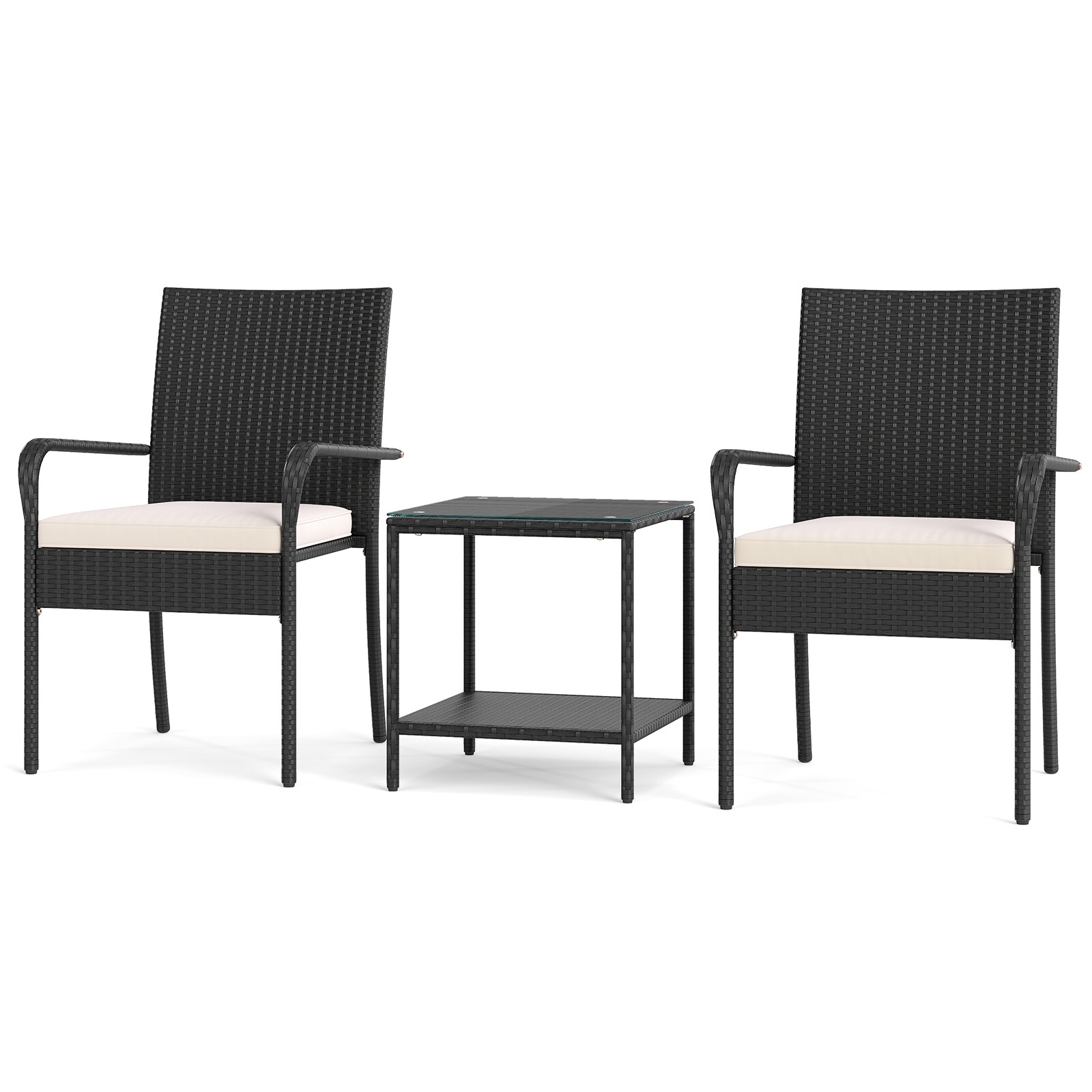 YERIVA P74720WHDH Patio-Conversation-Sets - View #3