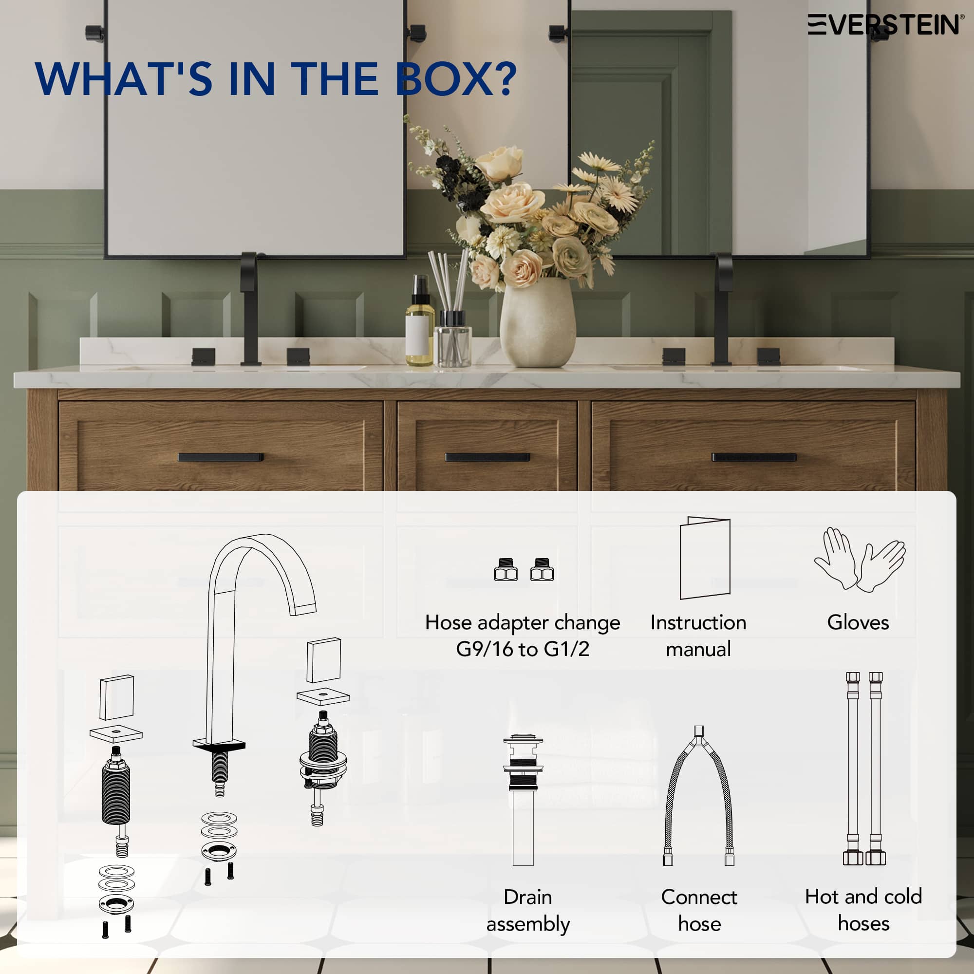 EVERSTEIN SFS-1151-BK Lavatory-Faucets - View #11