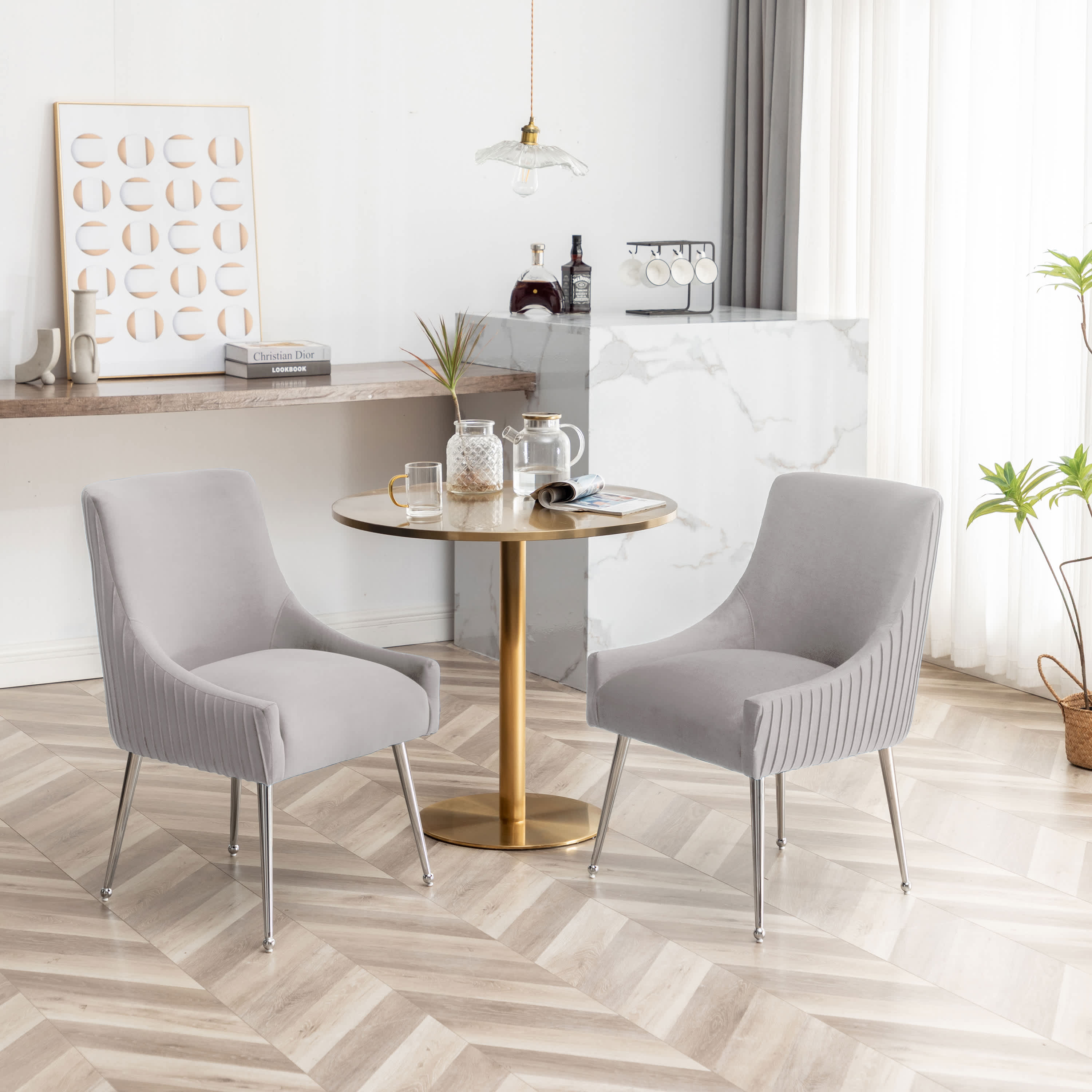 SEYNAR XY442-GRRY-S2 Dining-Chairs - View #3