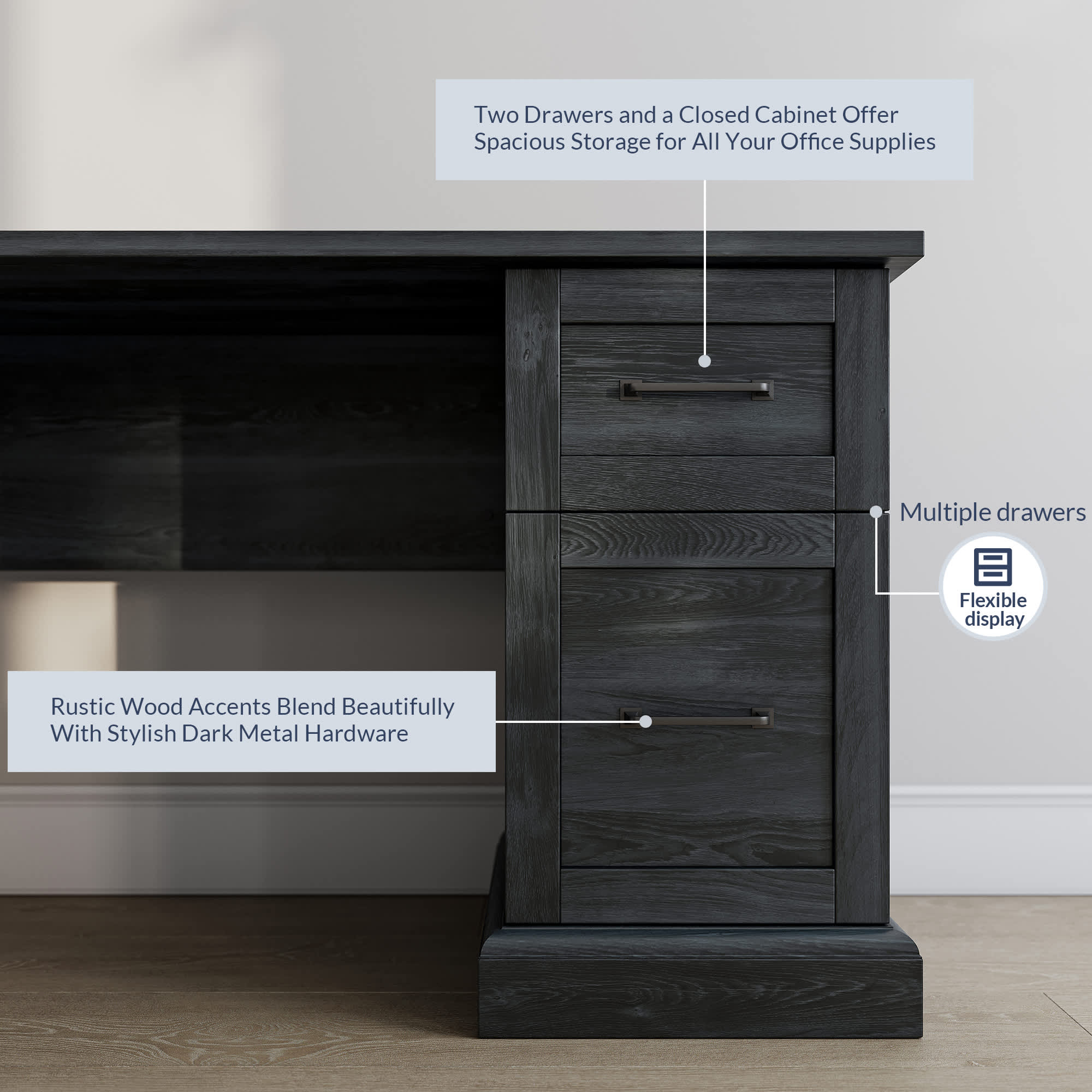 Belleze 014-HG-40745-RTG-A+B desks - View #3