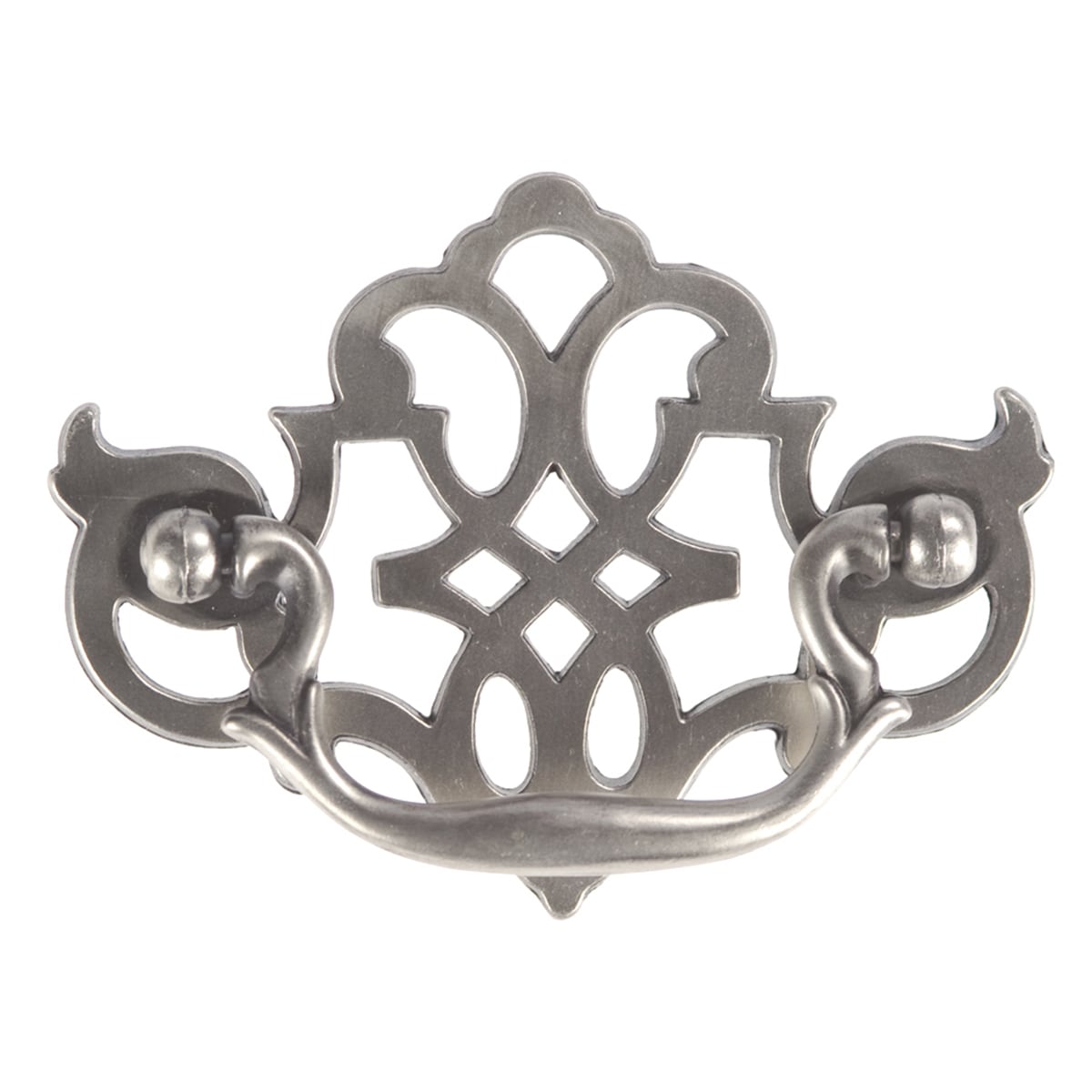 Manor House 3-in Center to Center Silver Stone Novelty Bail/Drop Drawer Pulls (10-Pack) | - Hickory Hardware P329-ST-10B