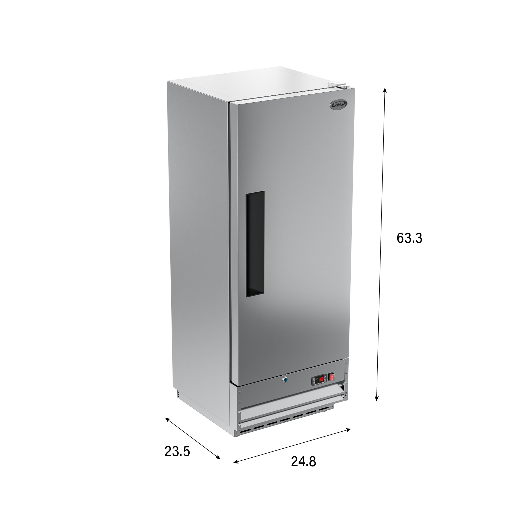 KoolMore RIR-1D-SSHD Commercial-Refrigerators - View #4