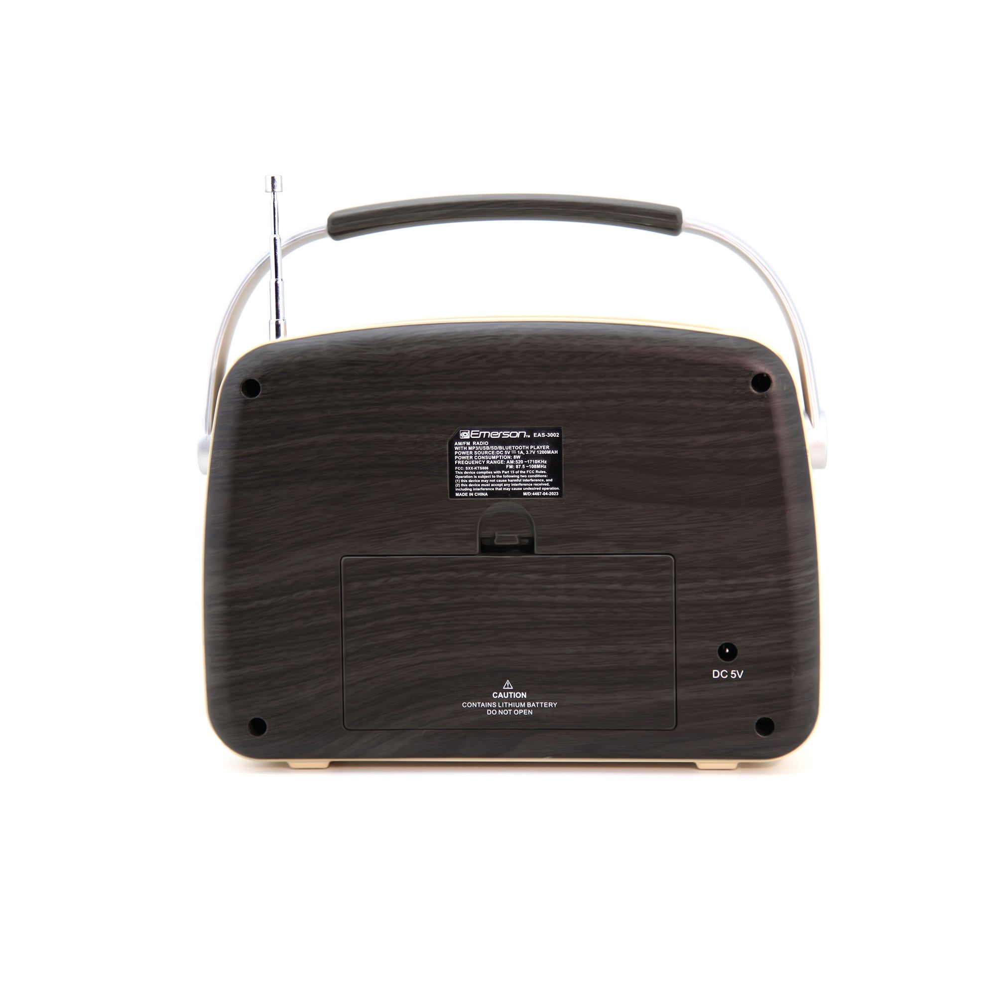 Emerson EAS-3002-ESPRESSO Boomboxes-Radios - View #13