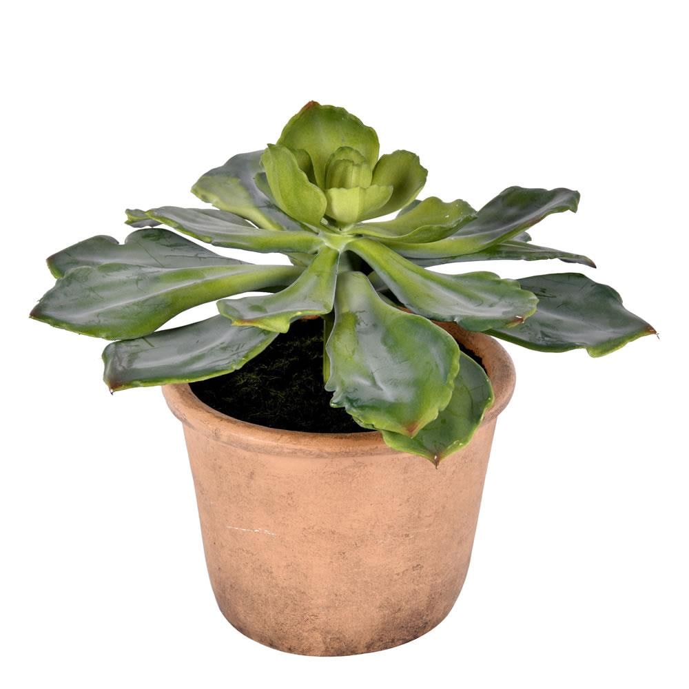 Vickerman FE192510 9-in Green Indoor Mixed Greenery Artificial Plant
