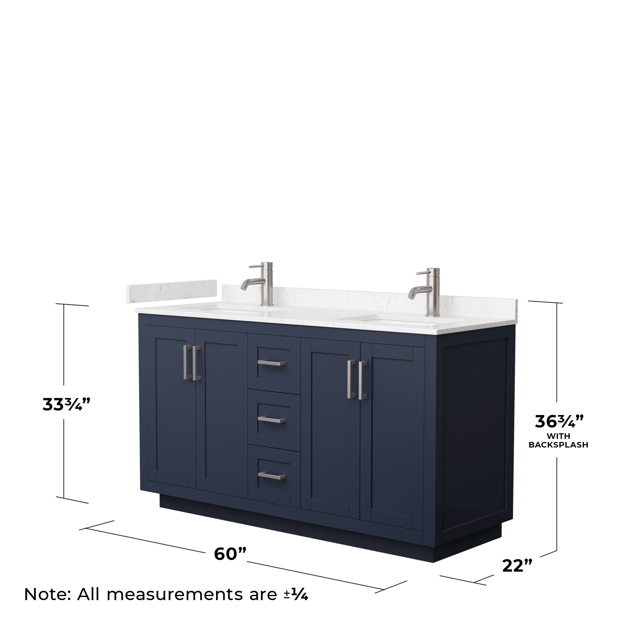 Wyndham Collection WCF292960DBNC2UNSMXX Bath-Vanity-Combo - View #5