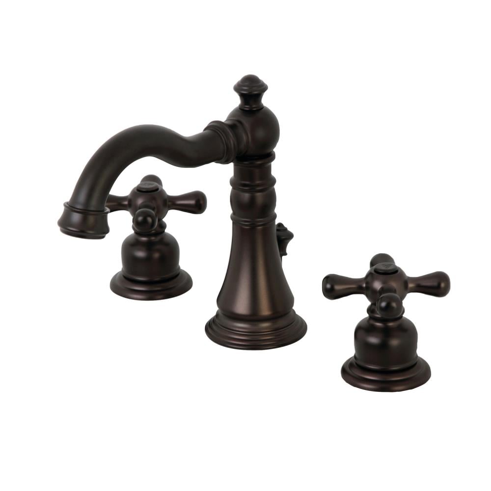 Kingston Brass American Classic Oil-Rubbed Bronze Widespread 2-Handle ...